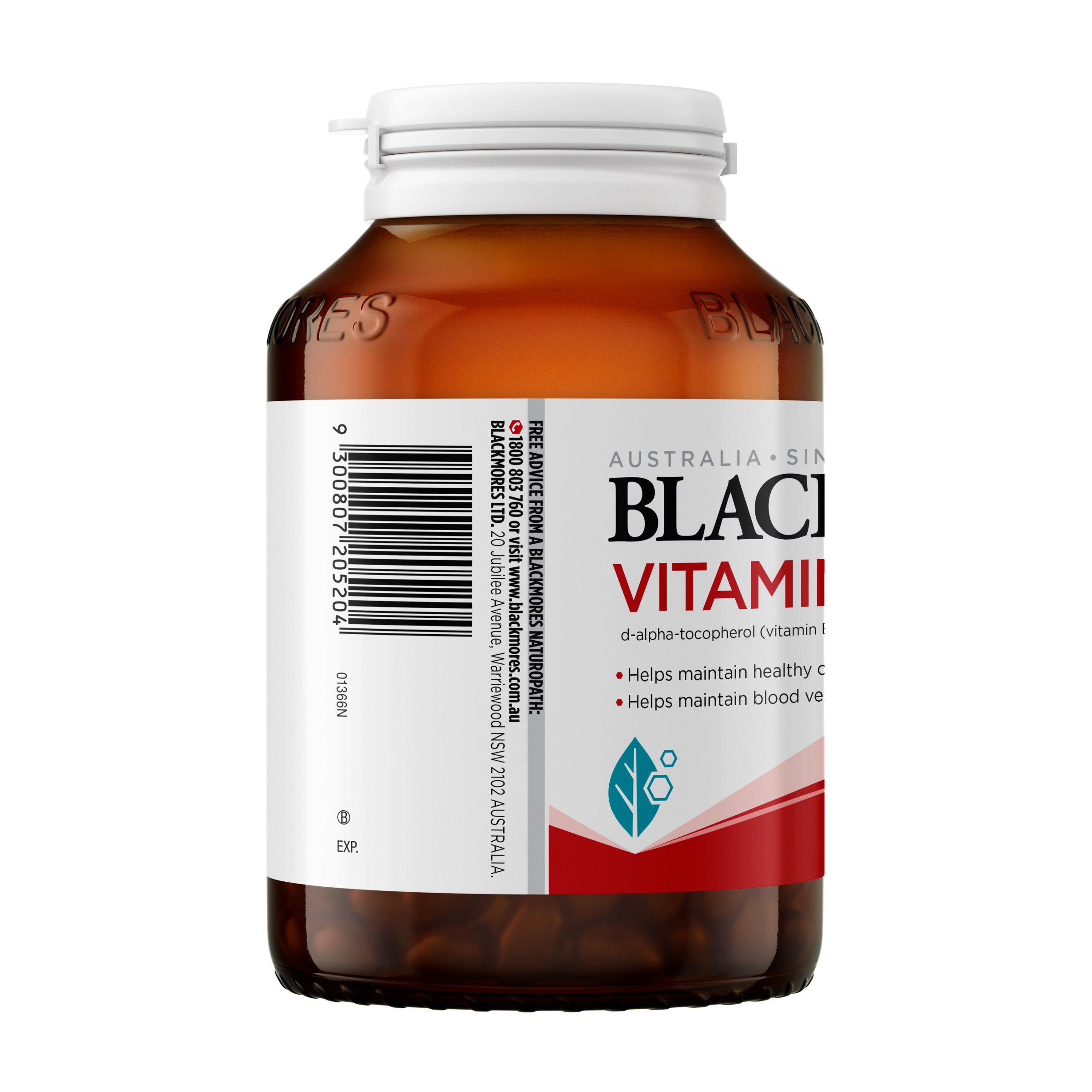 Blackmores Vitamin E 1000IU - 100 capsules - Image 2