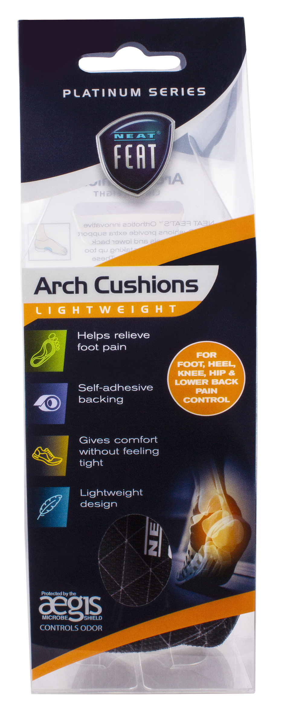 Neat Feat Platinum Arch Cushion Small 1 pair