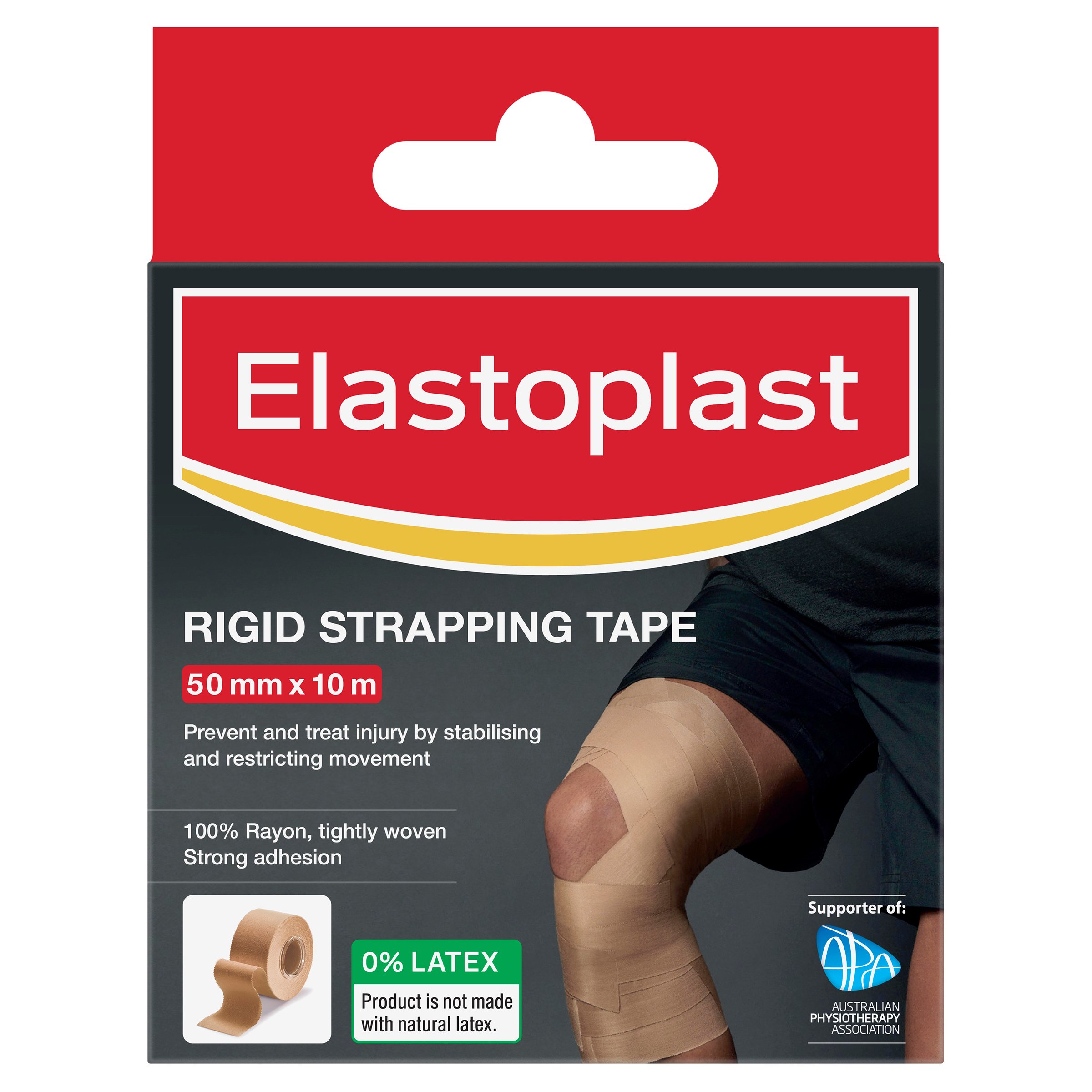 Elastoplast Sport Tape 50mm X 10m Tan - 1 roll - Image 1