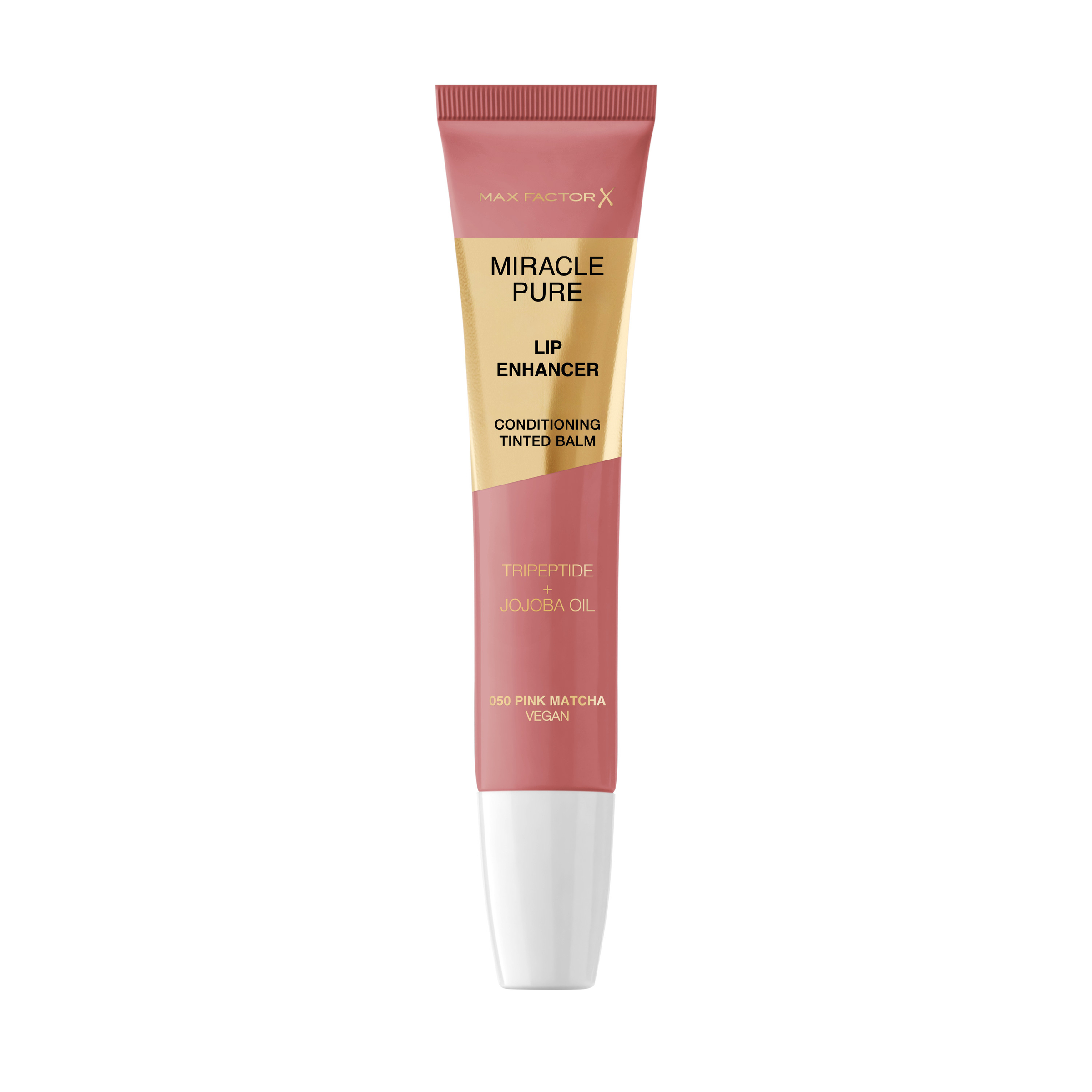 Max Factor Miracle Pure Lip Enhancer Conditioning Tinted Balm Pink Matcha 050 - 12ml - Image 1