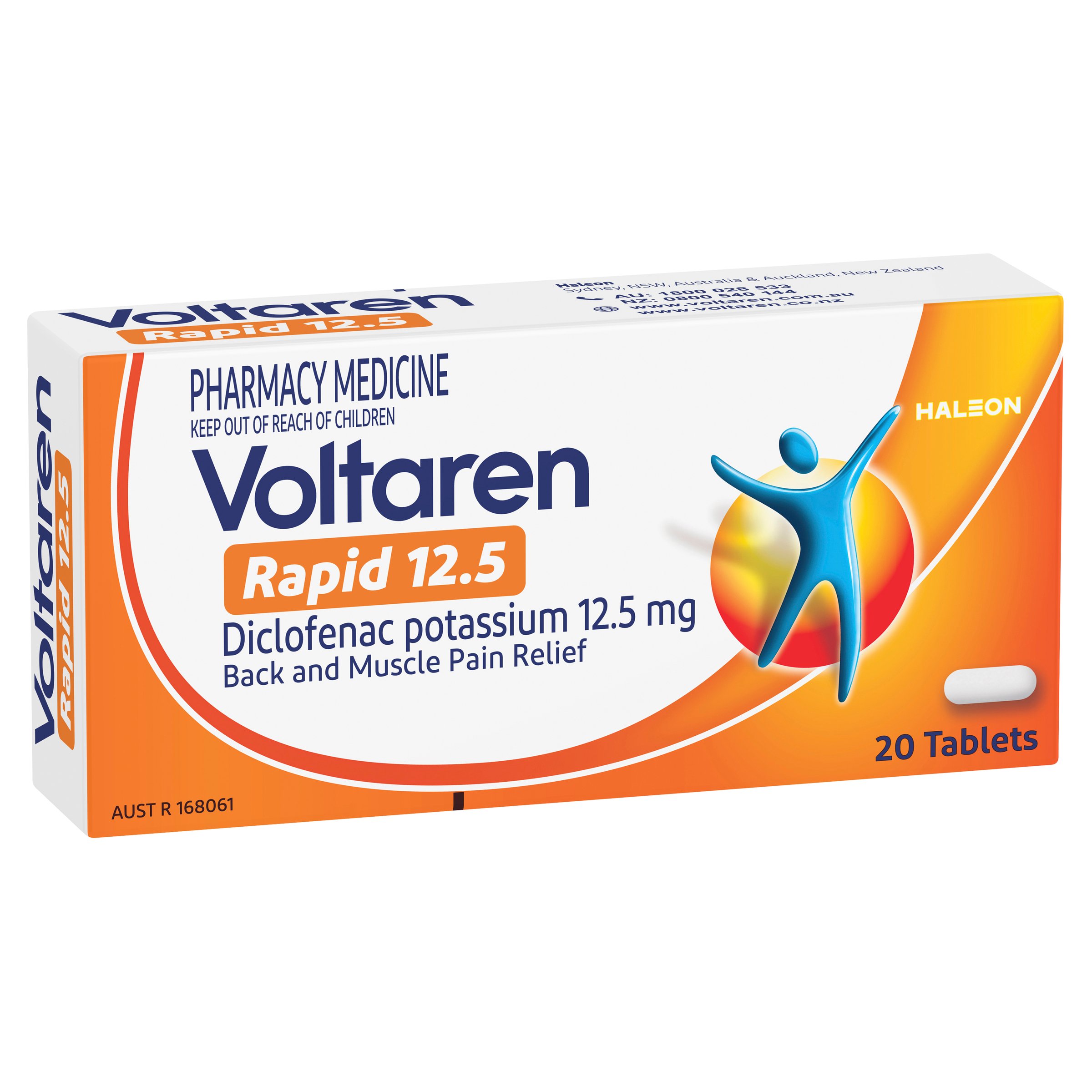 Voltaren Rapid 12.5mg - 20 tablets - Image 10