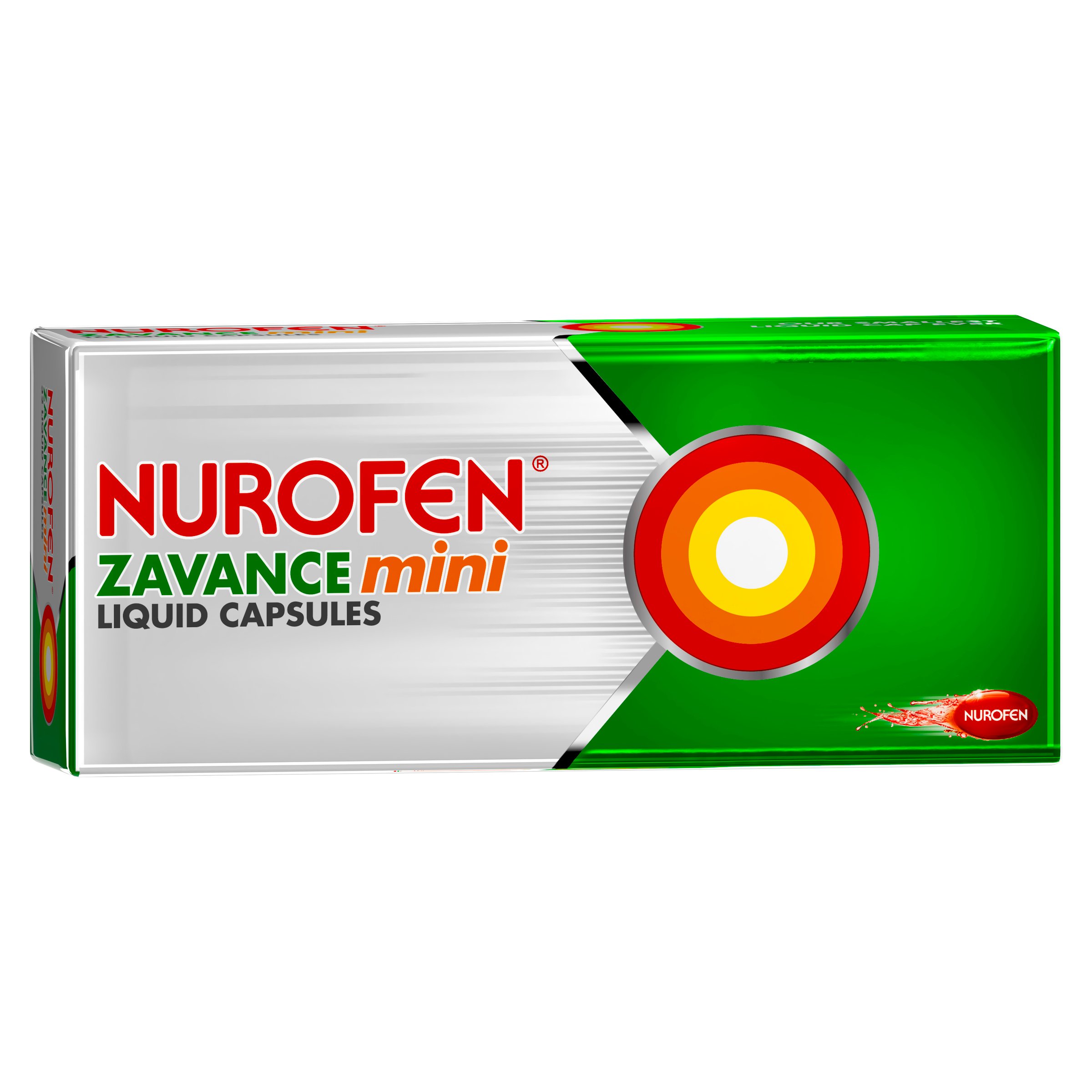 Nurofen Zavance Mini 16 liquid capsules - Image 6