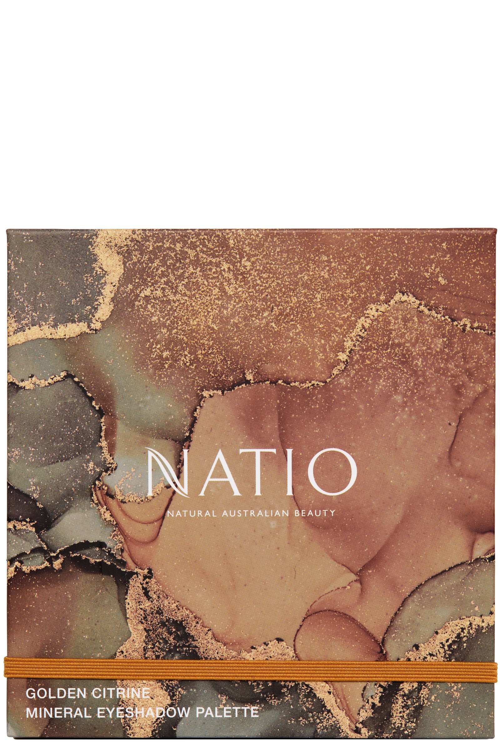 Natio Golden Citrine Mineral Eyeshadow Palette 9g - Image 1