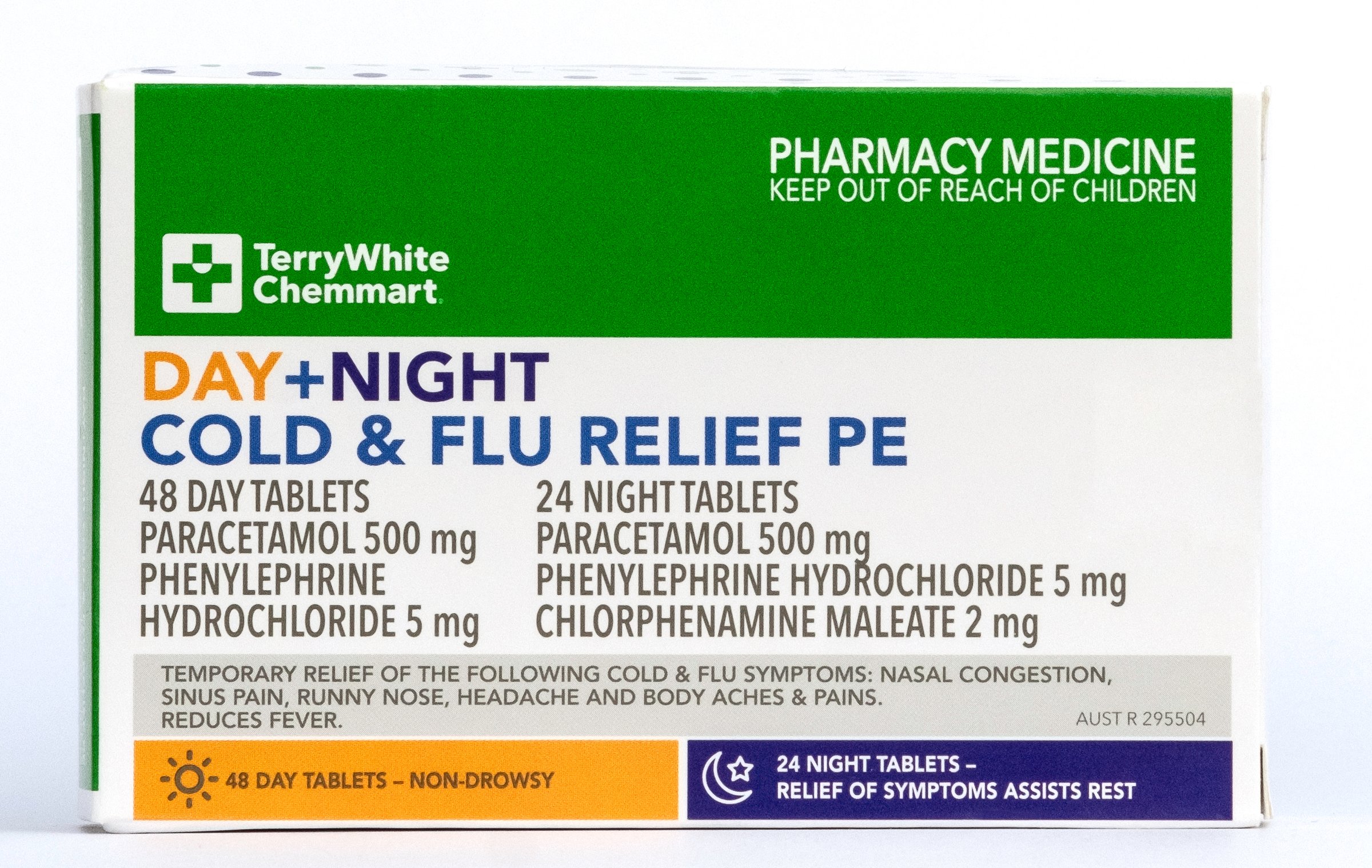 TerryWhite Chemmart Cold & Flu Relief Day & Night PE 72 tablets - Image 4