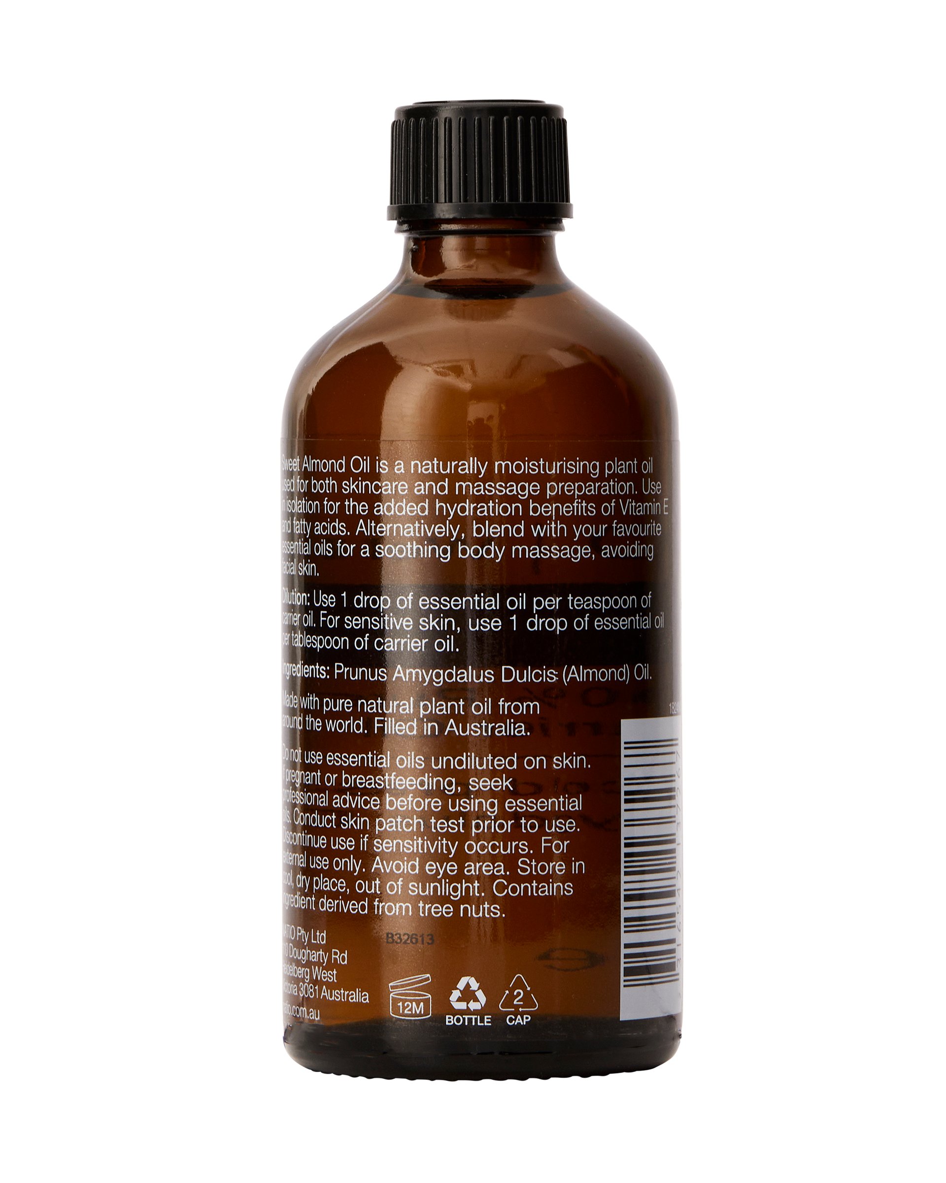 Natio Wellbeing Carrier Oil - Sweet Almond 100ml - Image 2