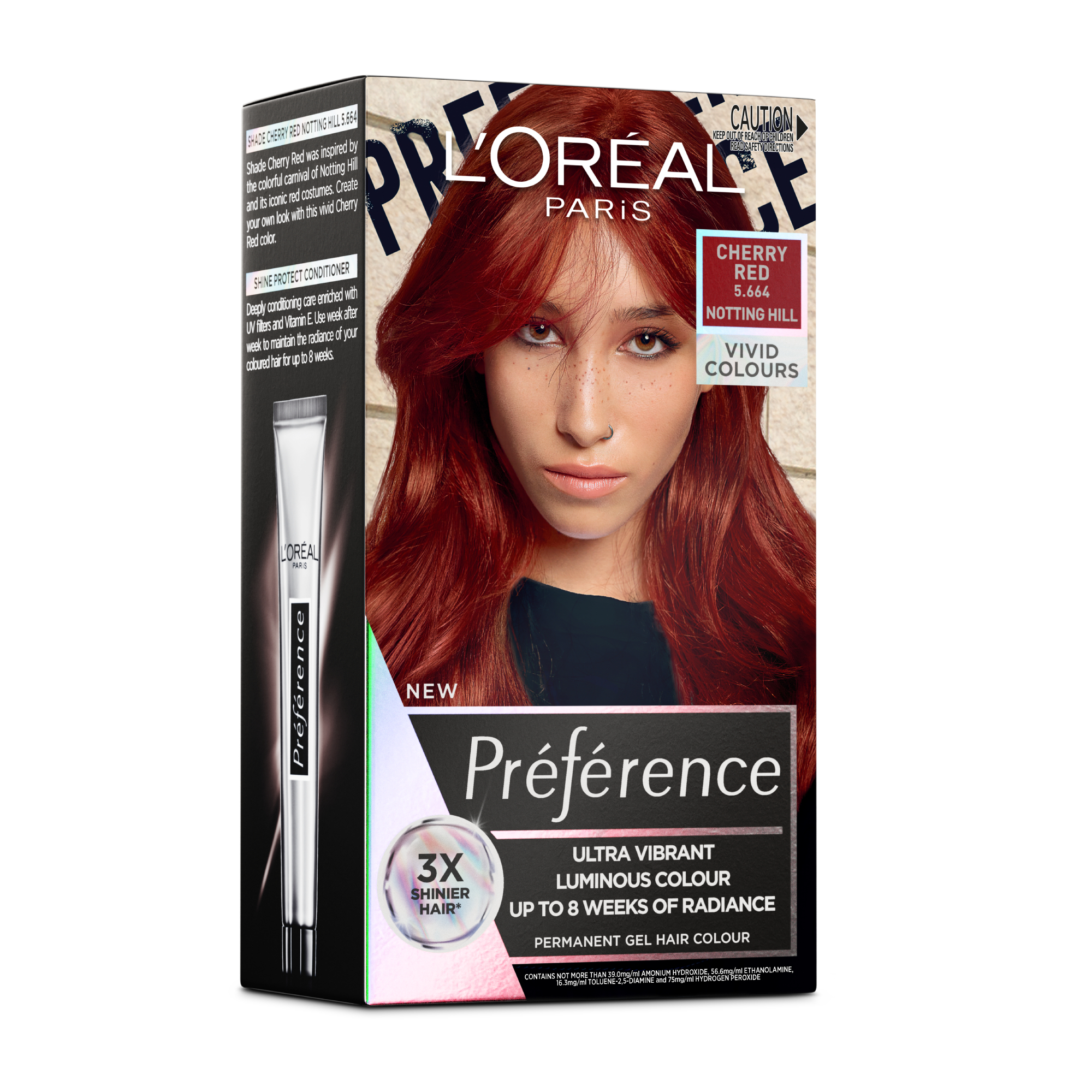 L'Oreal Paris Preference Vivids 5.664 Cherry Red 1 pack