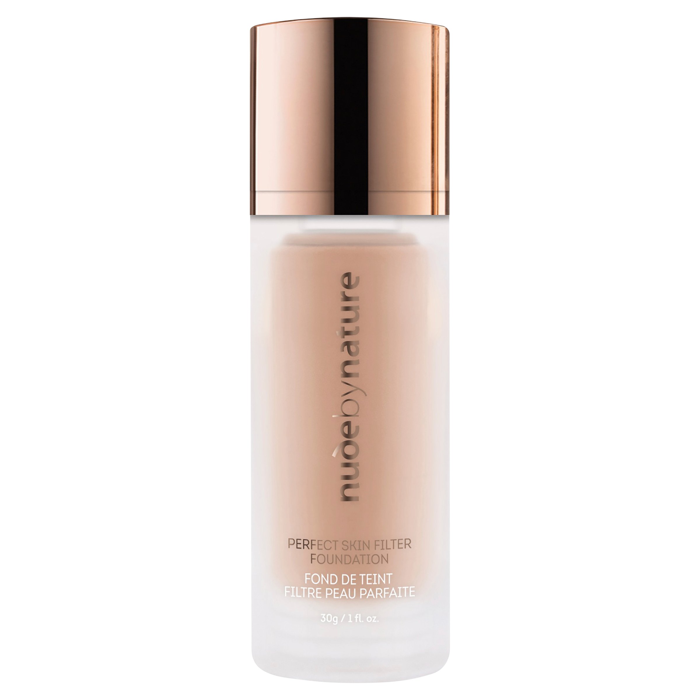 Nude By Nature Perfect Skin Filter Foundation N4 Silky Beige 30g - Image 1