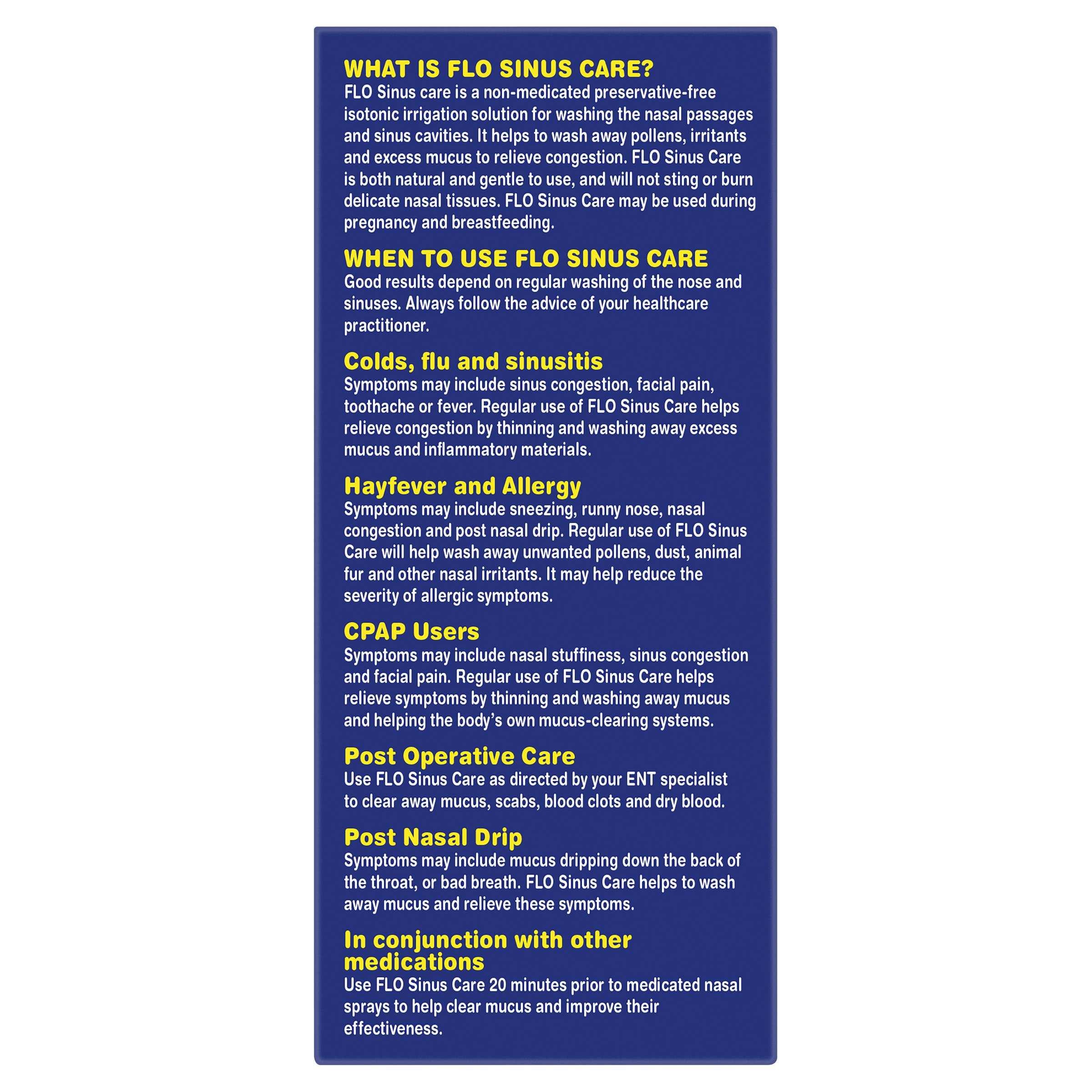 FLO Sinus Care Starter Kit 12 sachets - Image 4