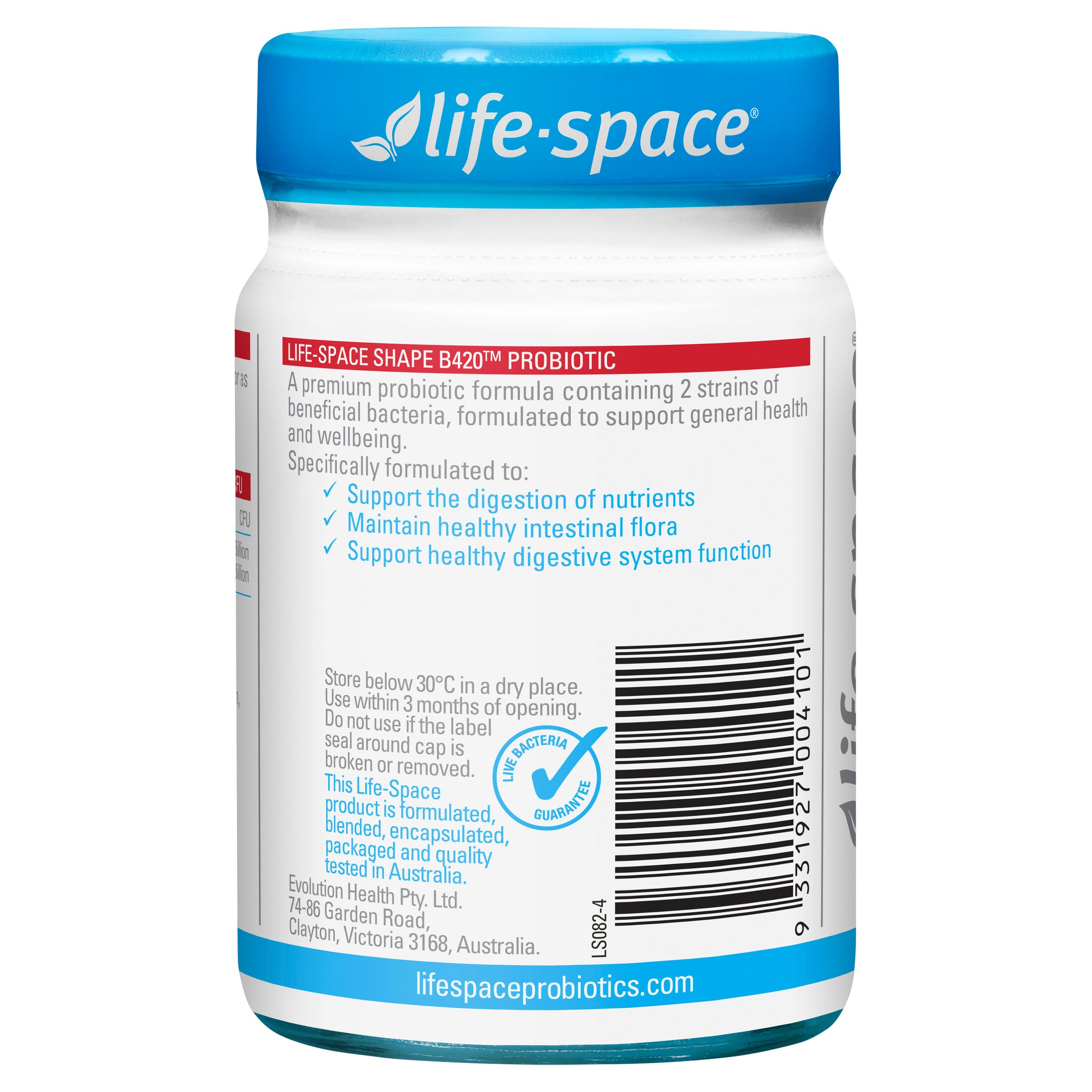 Life-Space Shape B420 Probiotic 60 capsules - Image 2