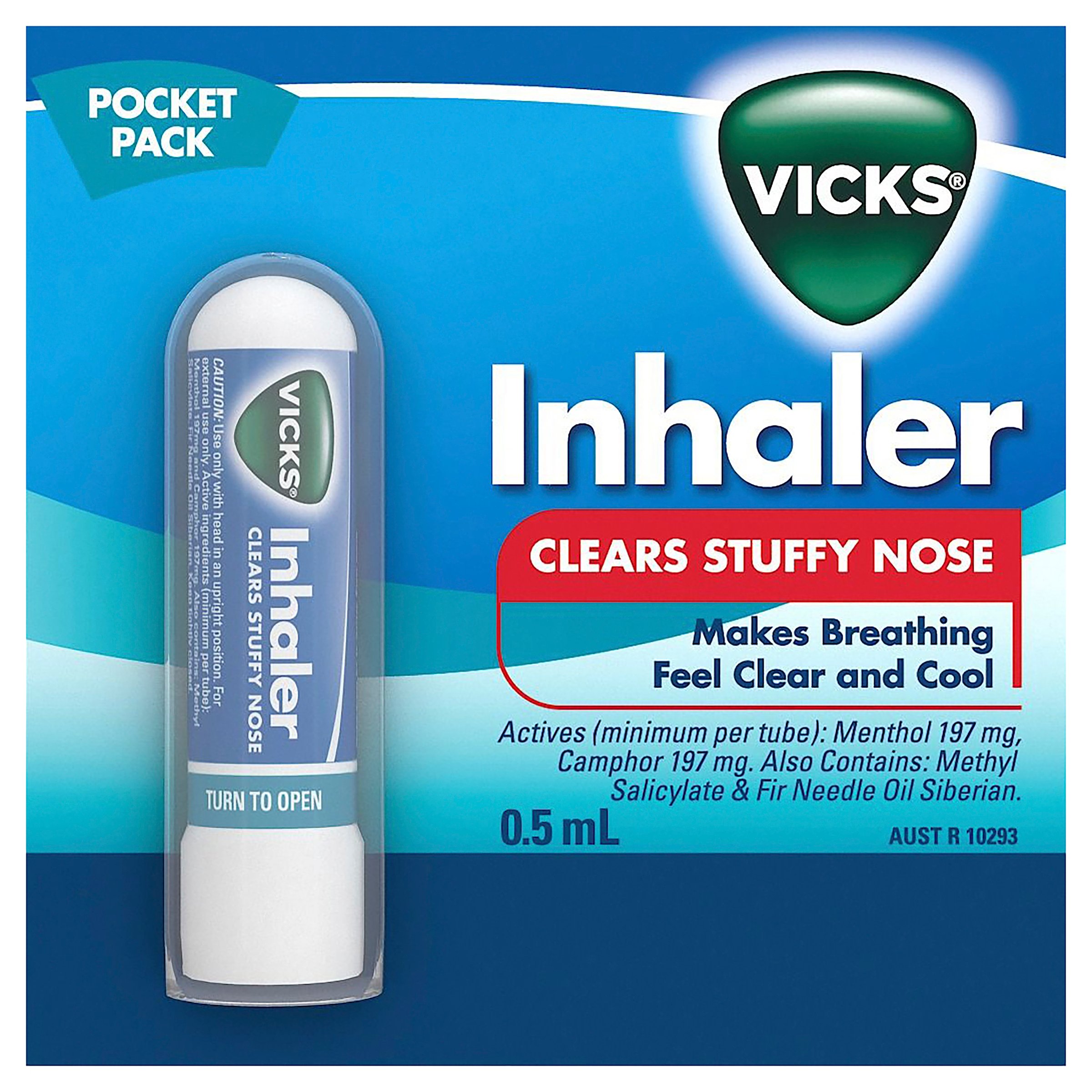 Vicks Nasal Decongestant Inhaler 0.5ml - Image 1