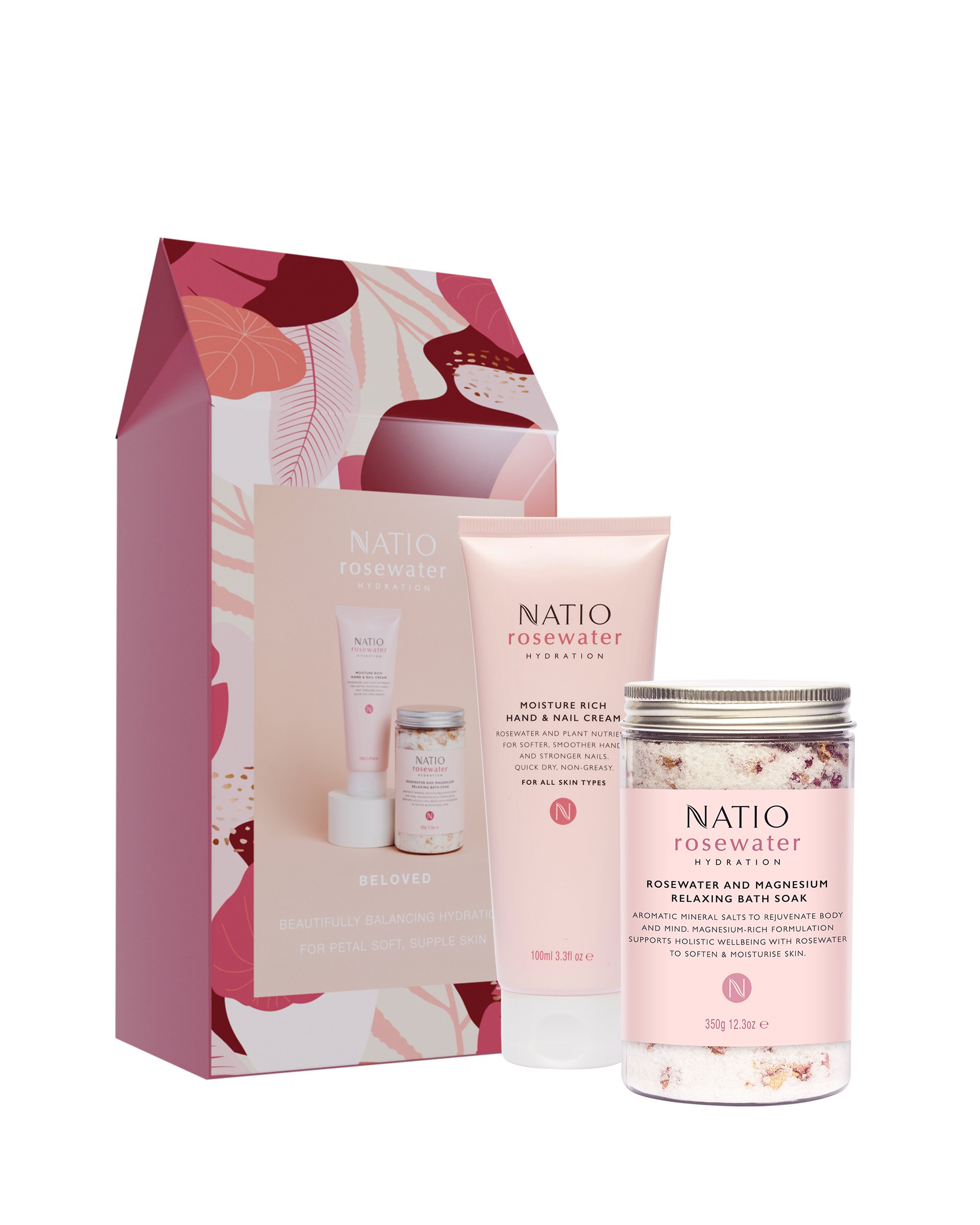 Natio Rosewater Beloved Gift Set 2 piece - Image 1