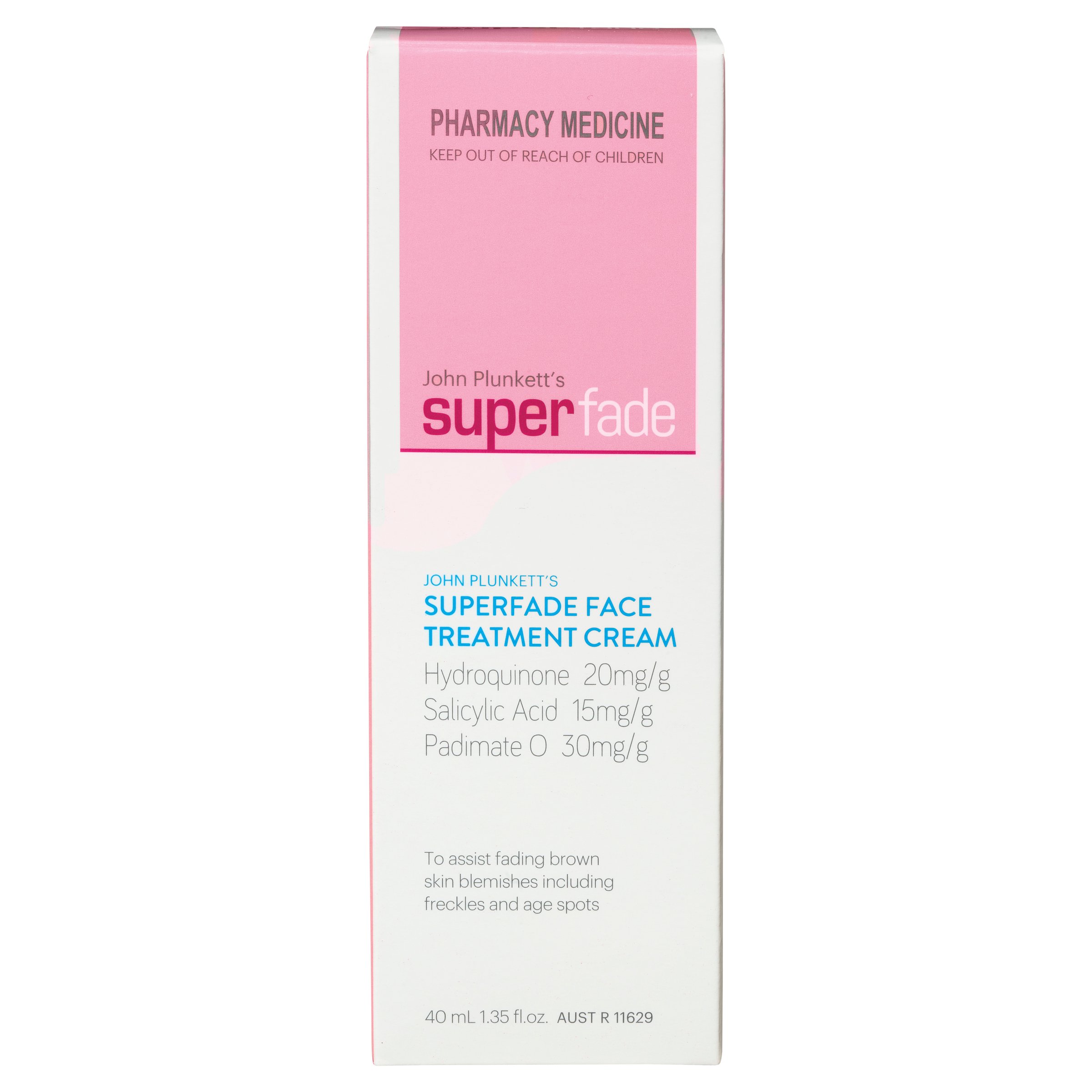 John Plunkett's SuperFade Face Treatment Cream 40ml - Image 1