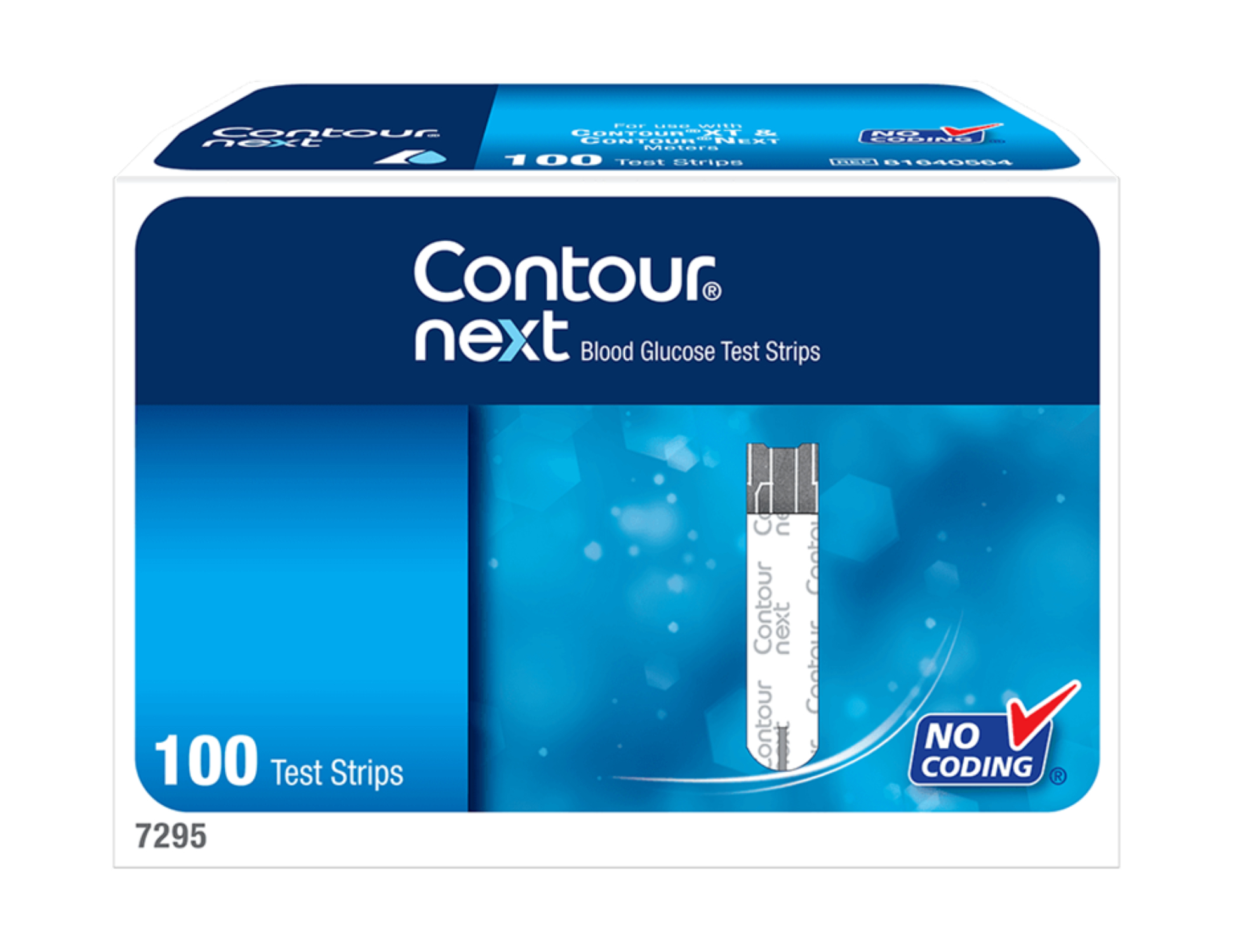 Contour Next Blood Glucose Test Strips 100 pack
