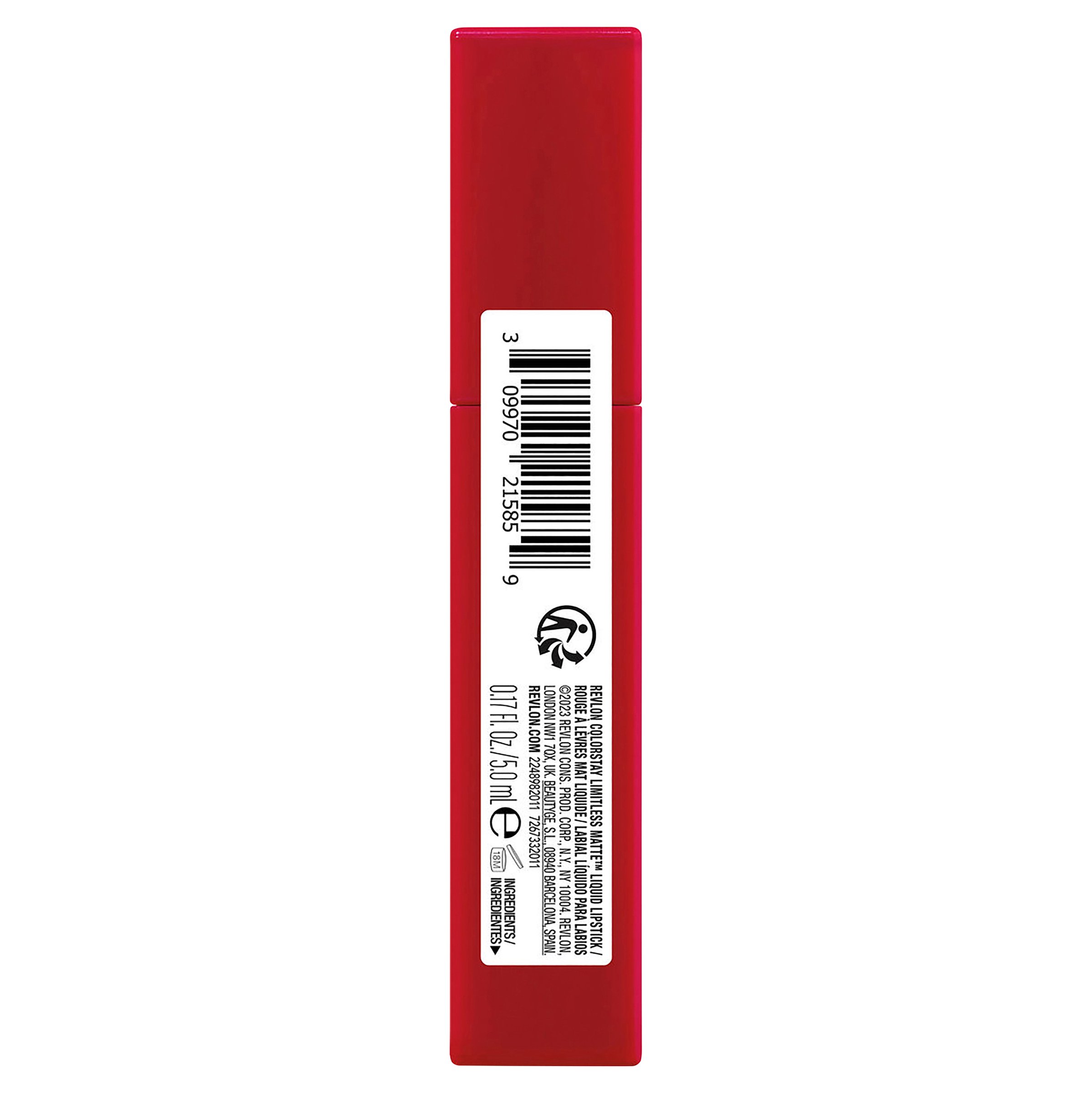 Revlon ColorStay Limitless Matte Lipstick Fire Off 5ml - Image 3