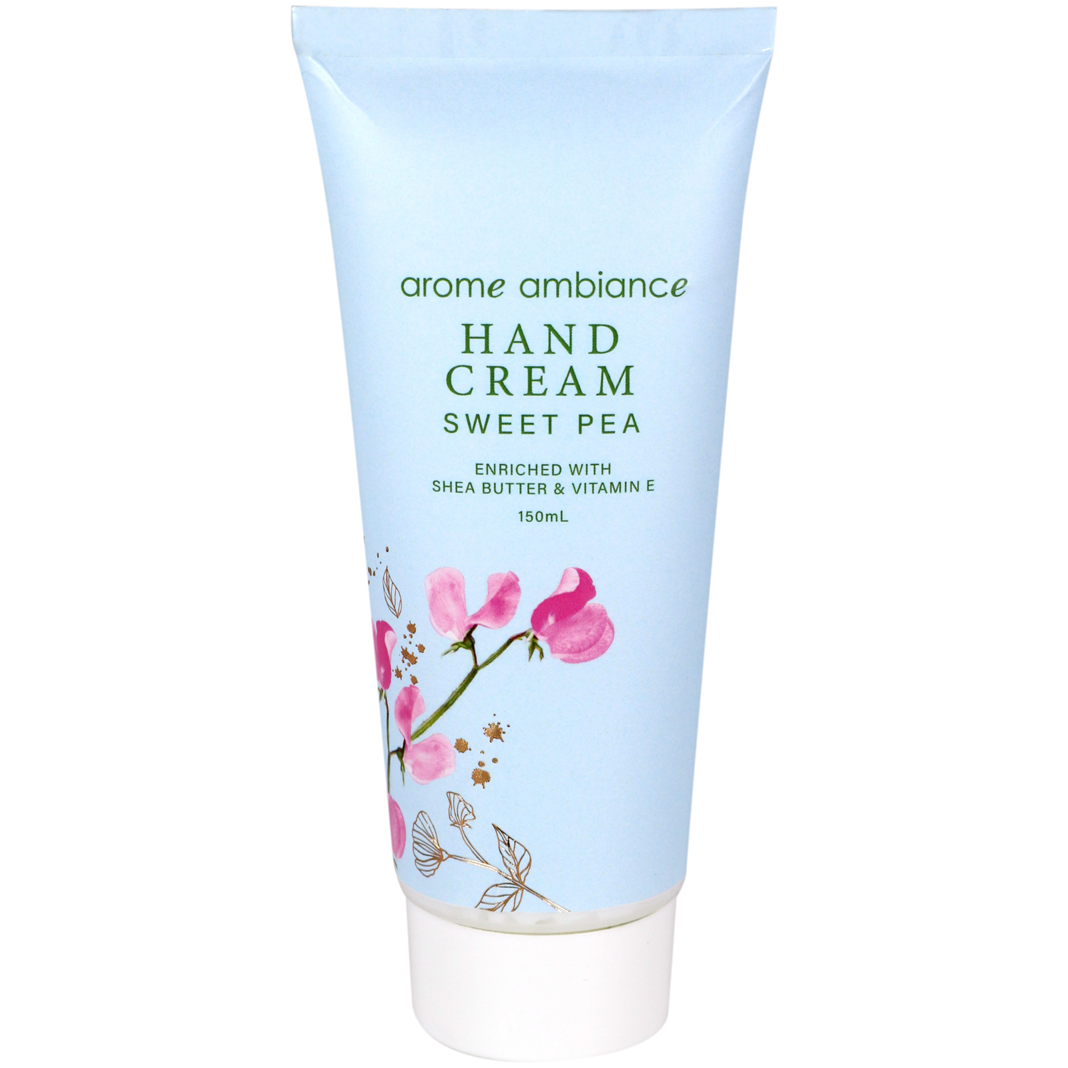Arome Ambiance Floral Glimmer Hand Cream Sweet Pea 150ml - Image 2