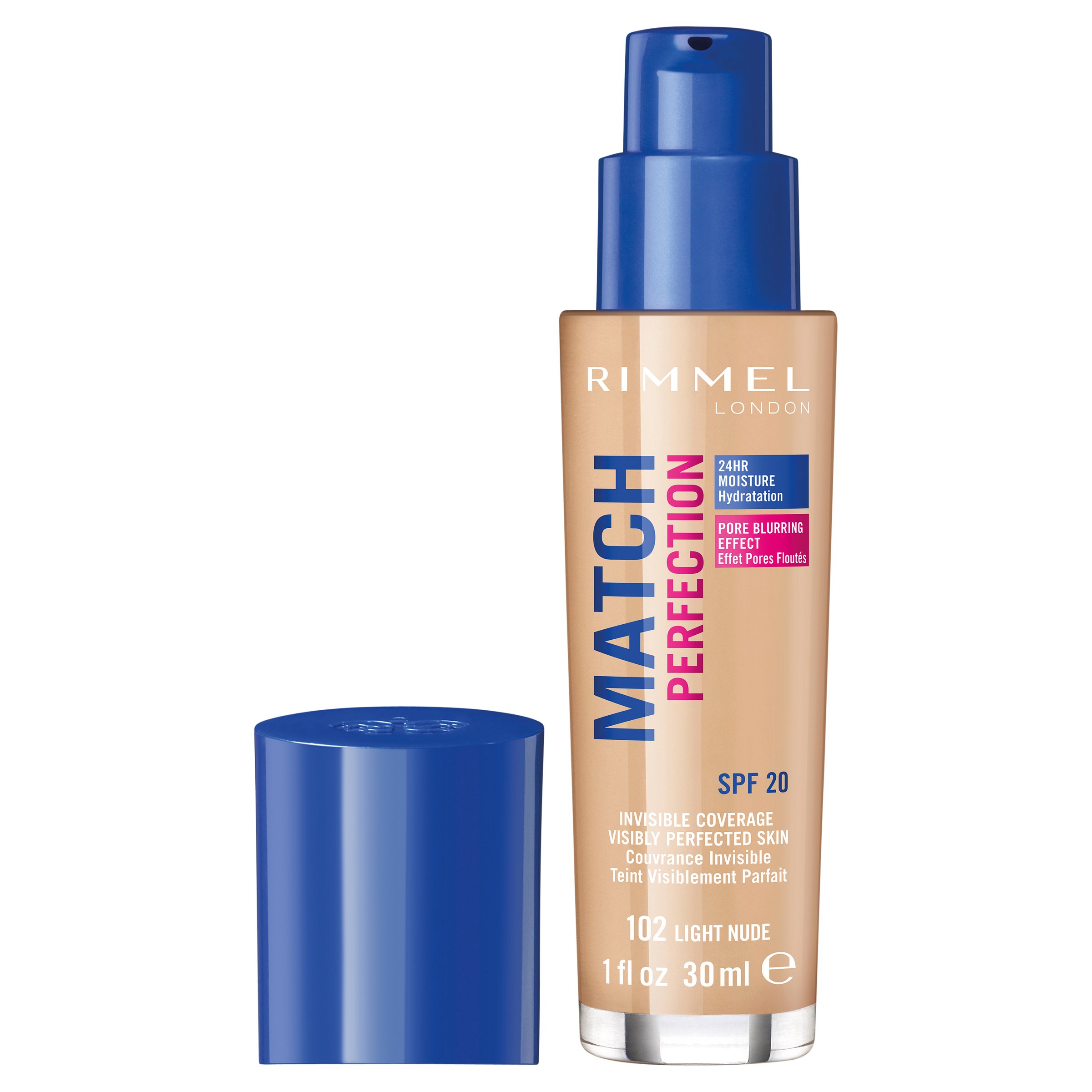 Rimmel Match Perfection 102 Light Nude 30ml - Image 2