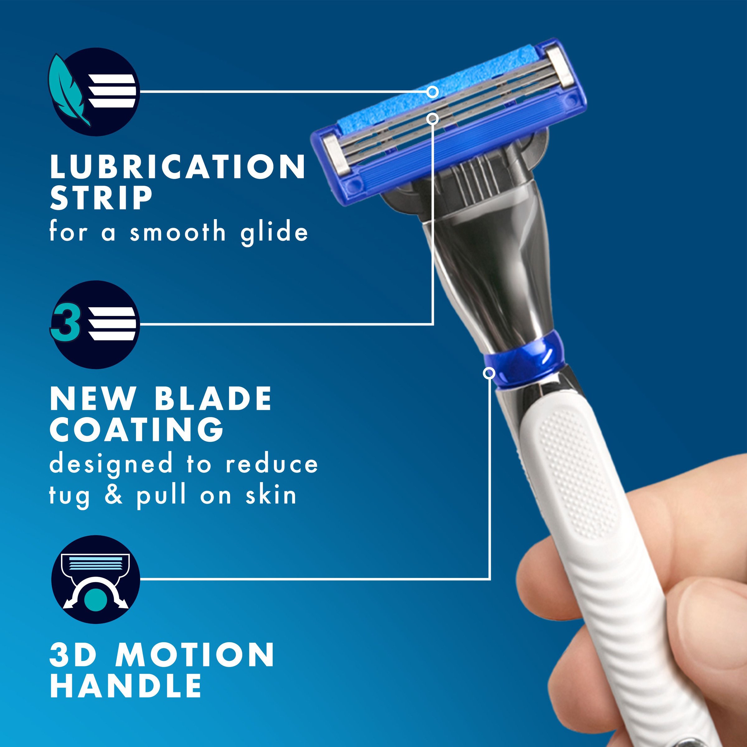 Gillette Mach3 Turbo 3D Cartridges 4 pack - Image 2