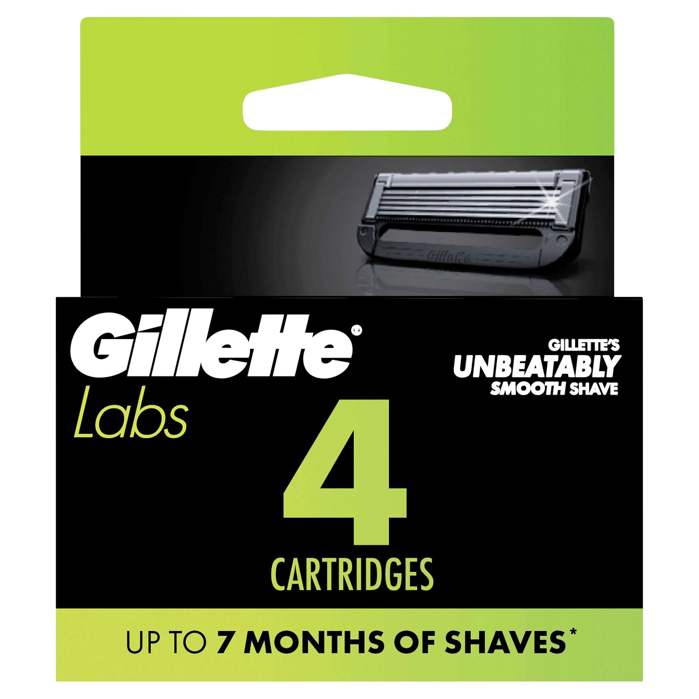 Gillette Labs Razor Blade Refills 4 pack - Image 1