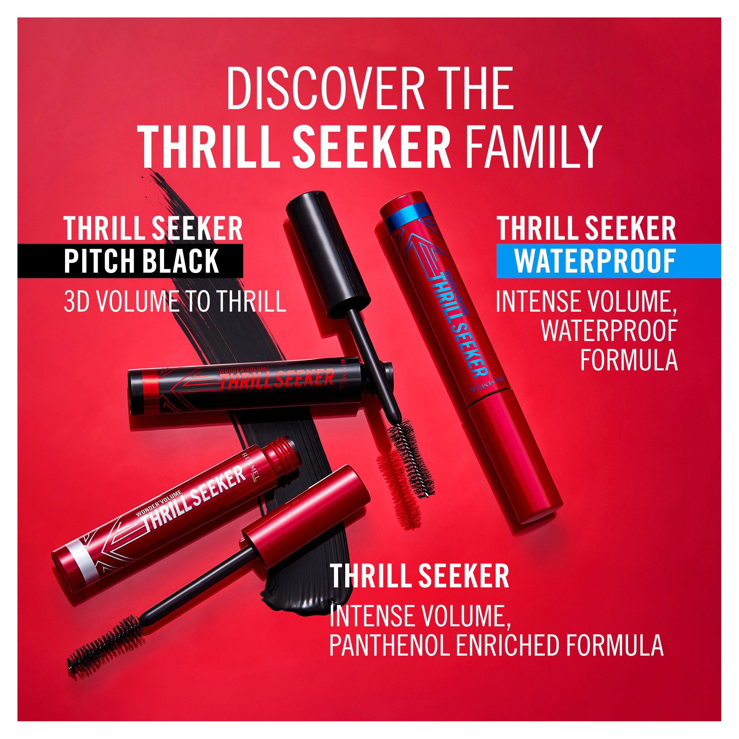 Rimmel Volume Thrill Seeker Mascara Pitch Black 8ml - Image 7