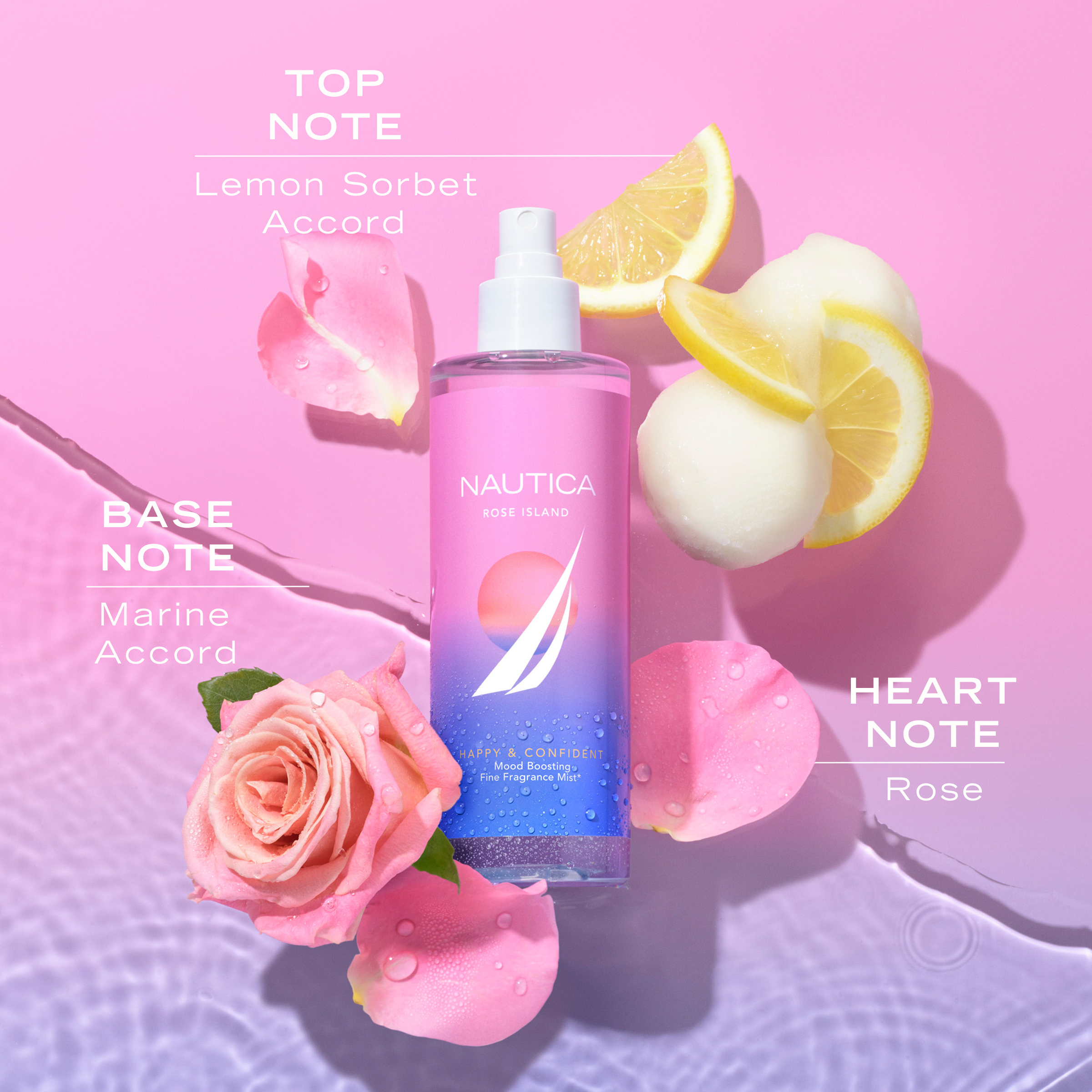Nautica Rose Island Fine Fragrance Mist 250ml - Image 3