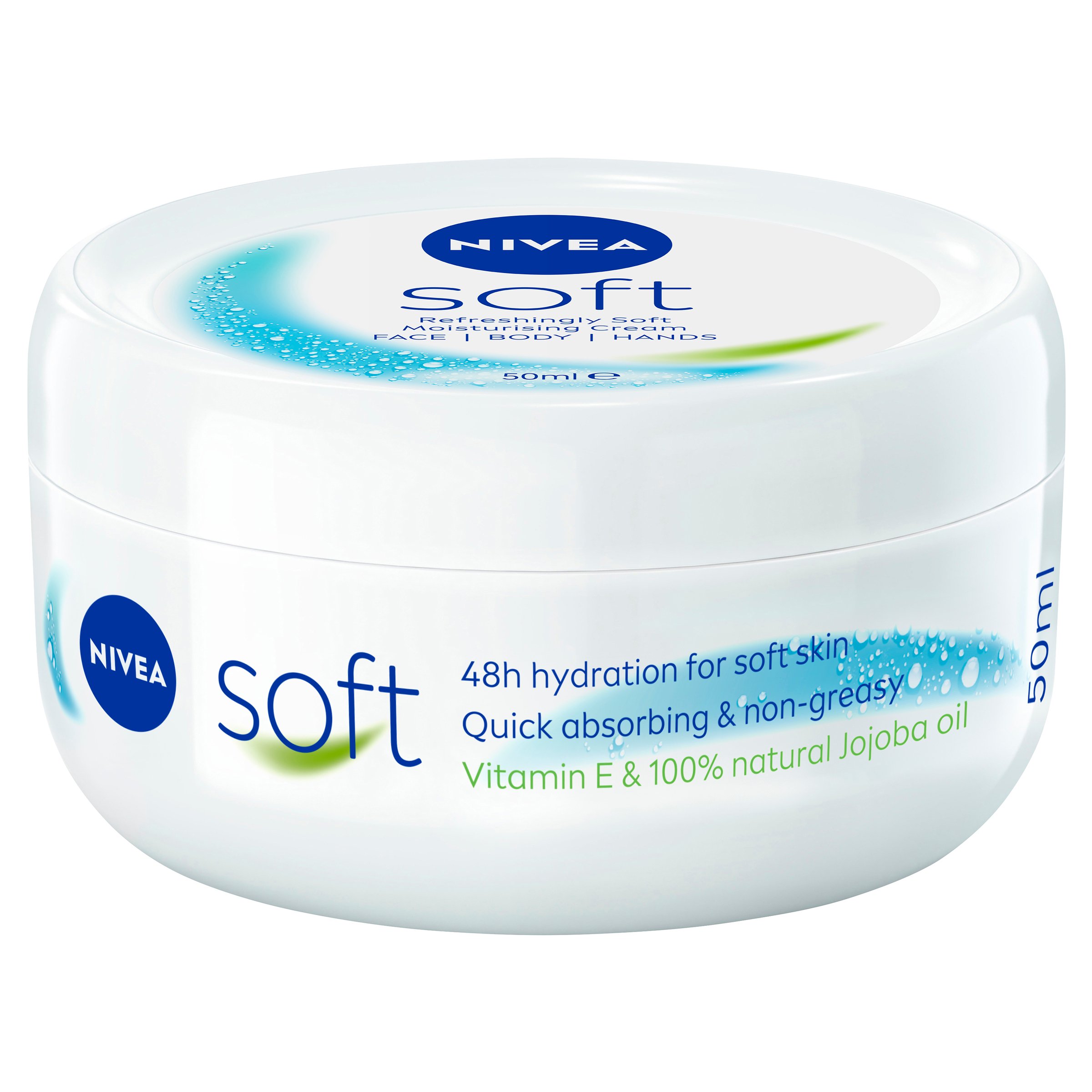 Nivea Moisturising Cream Soft Mini 50ml - Image 2