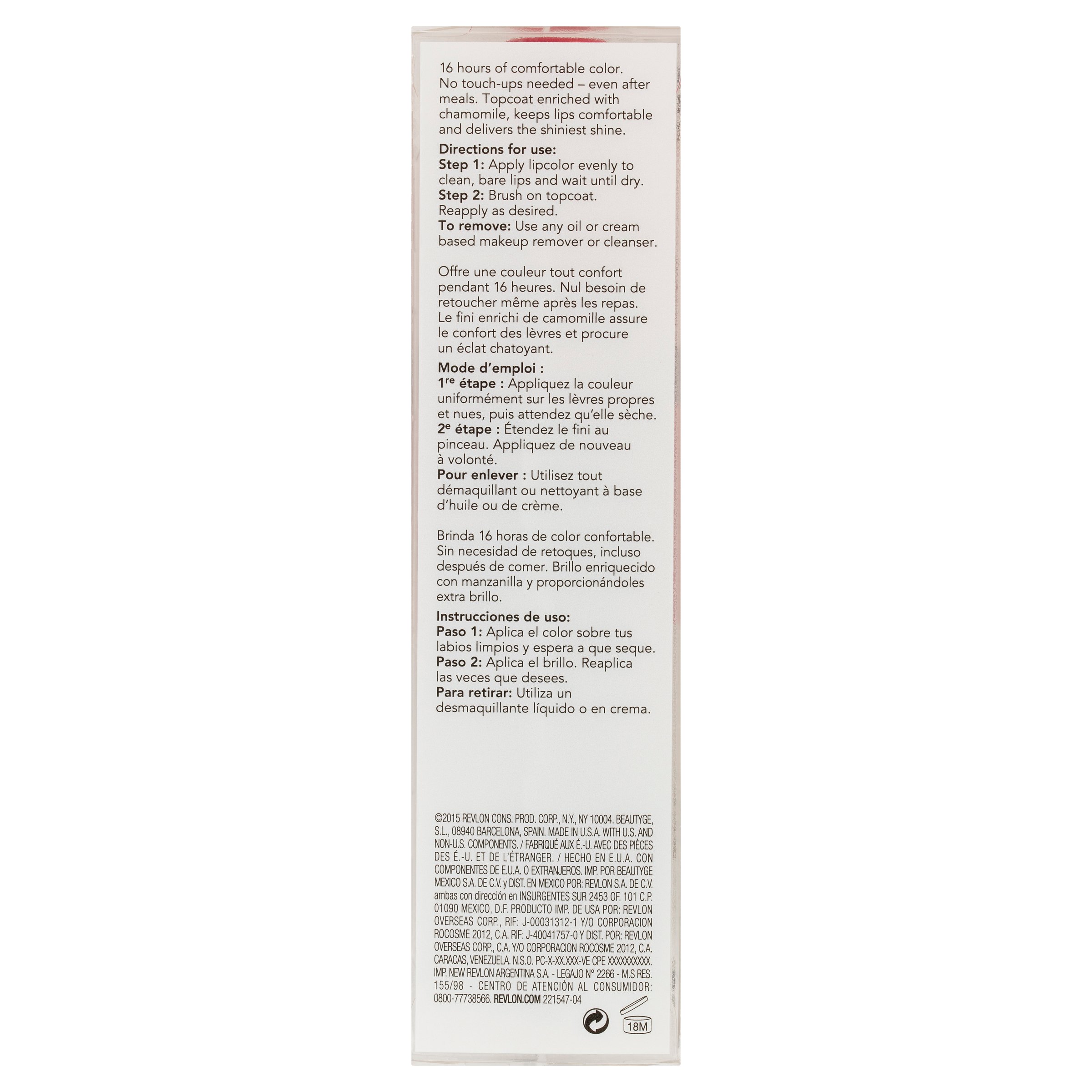 Revlon ColorStay Overtime Lipcolor 040 Forever Scarlet 2ml - Image 2