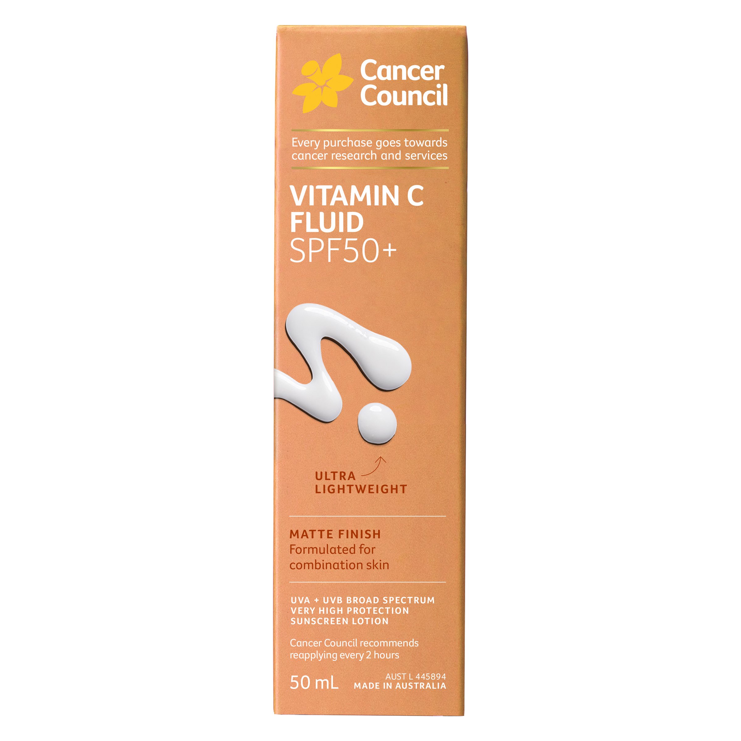 Cancer Council Vitamin C Fluid SPF50+ 50ml - Image 3