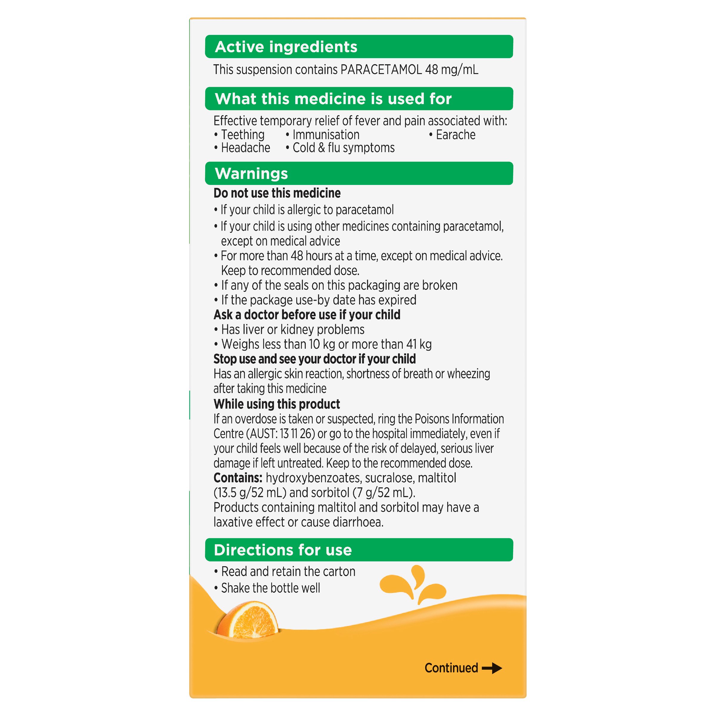 Panadol Children 5-12 Years Colourfree Suspension Tuti Fruity Flavour 200ml - Image 4