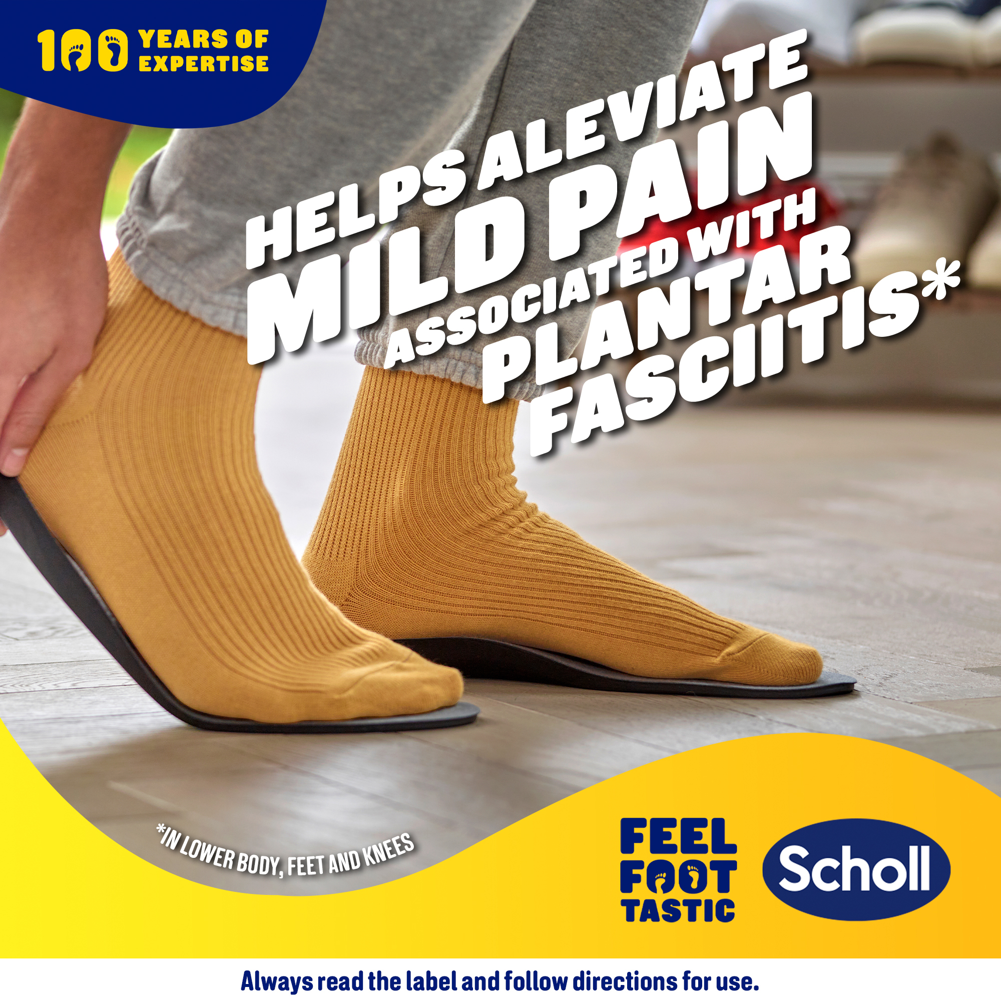 Scholl In Balance Pain Relief Plantar Fasciitis Orthotics - Small 1 pair - Image 8