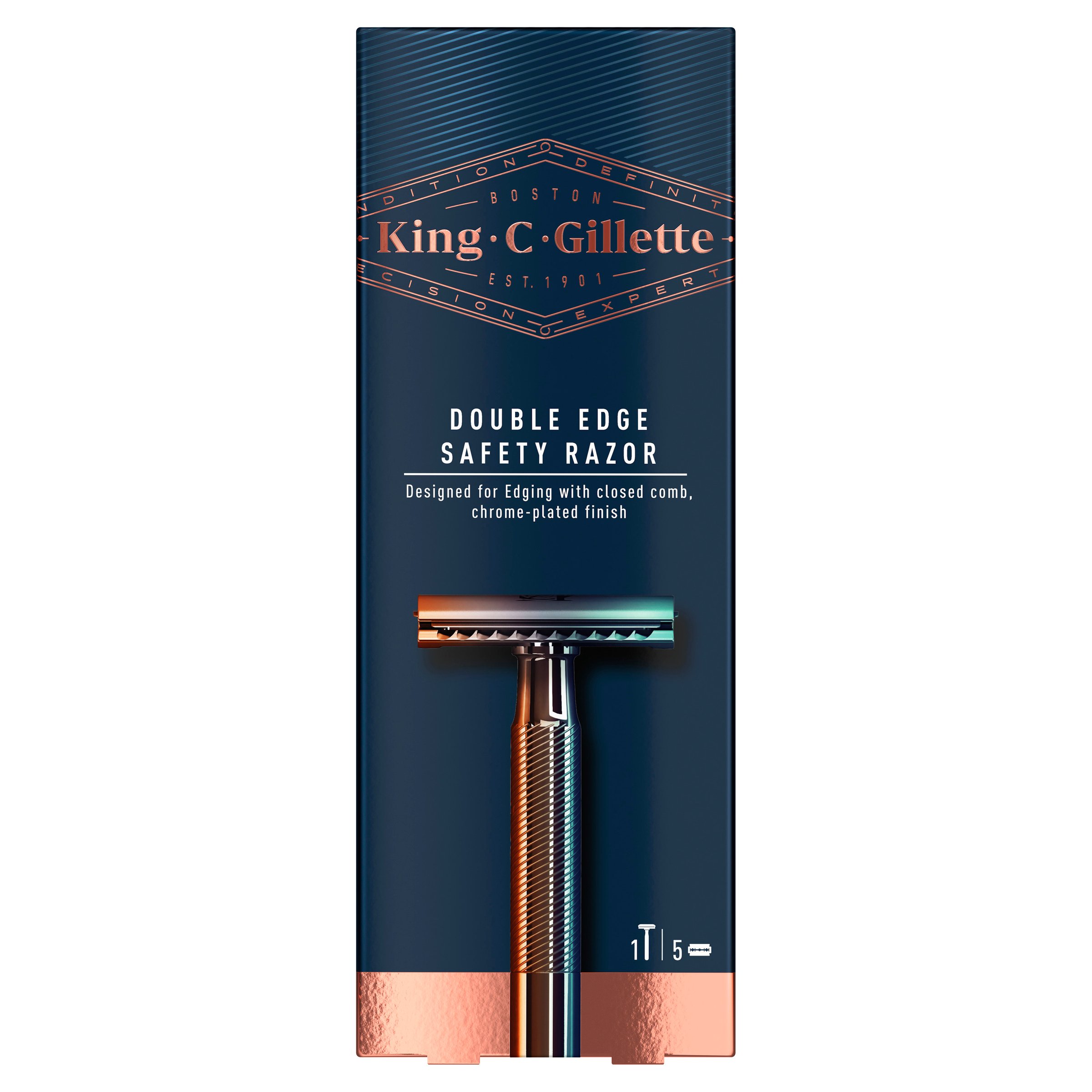 Gillette King C Gillette Double Edge Handle 1 pack - Image 1