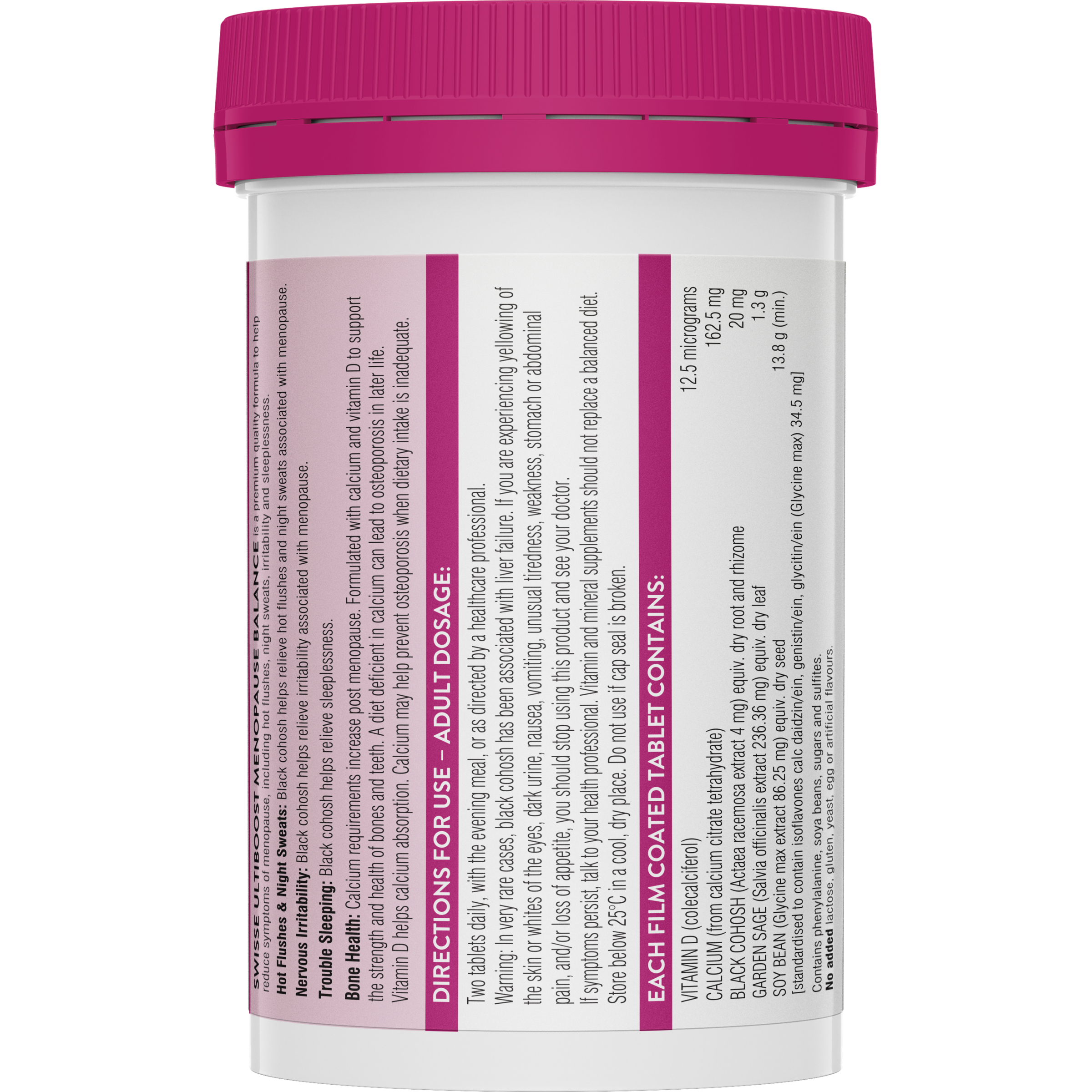 Swisse Ultiboost Menopause Balance 60 tablets - Image 2