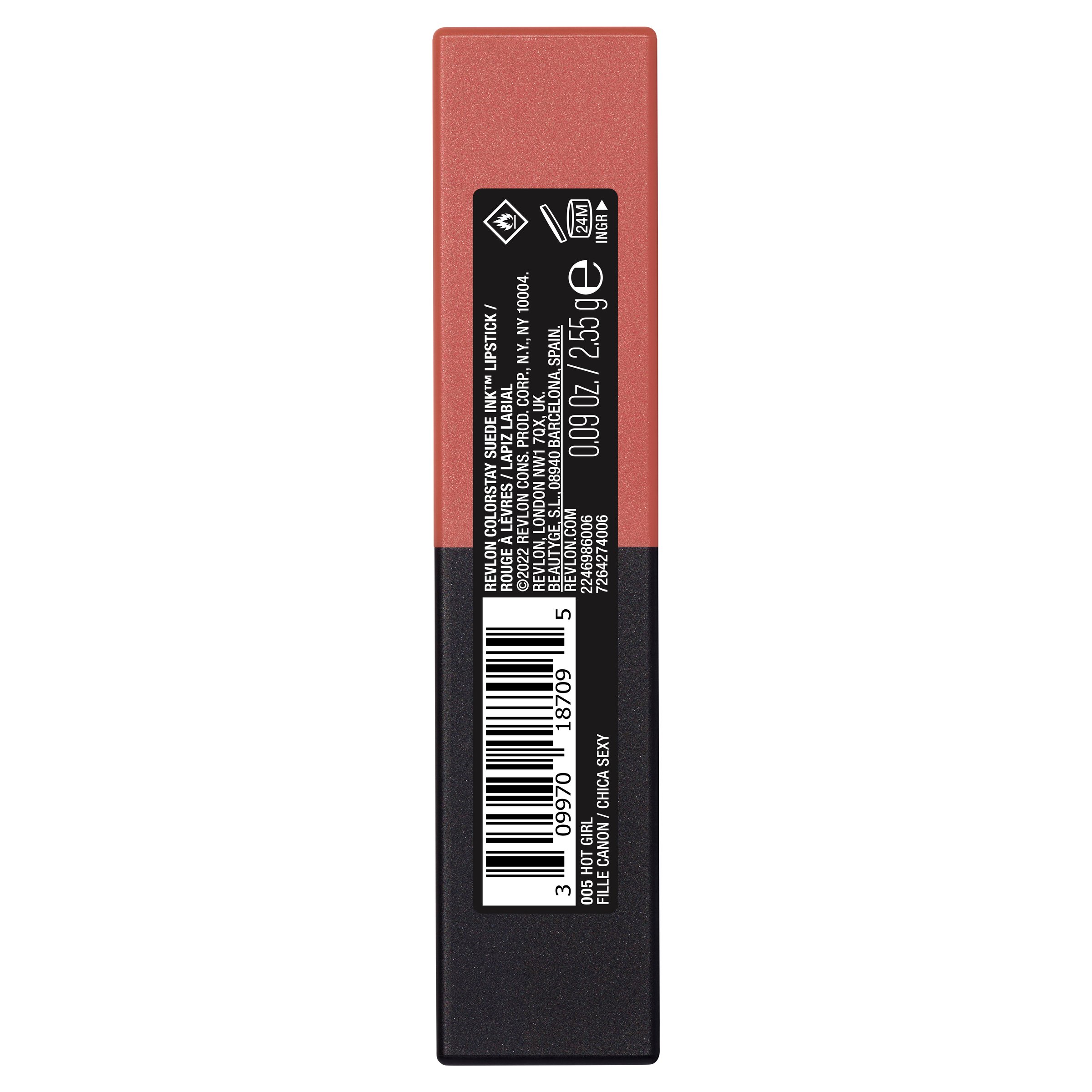 Revlon ColorStay Suede Ink Lipstick Hot Girl 1 each - Image 2
