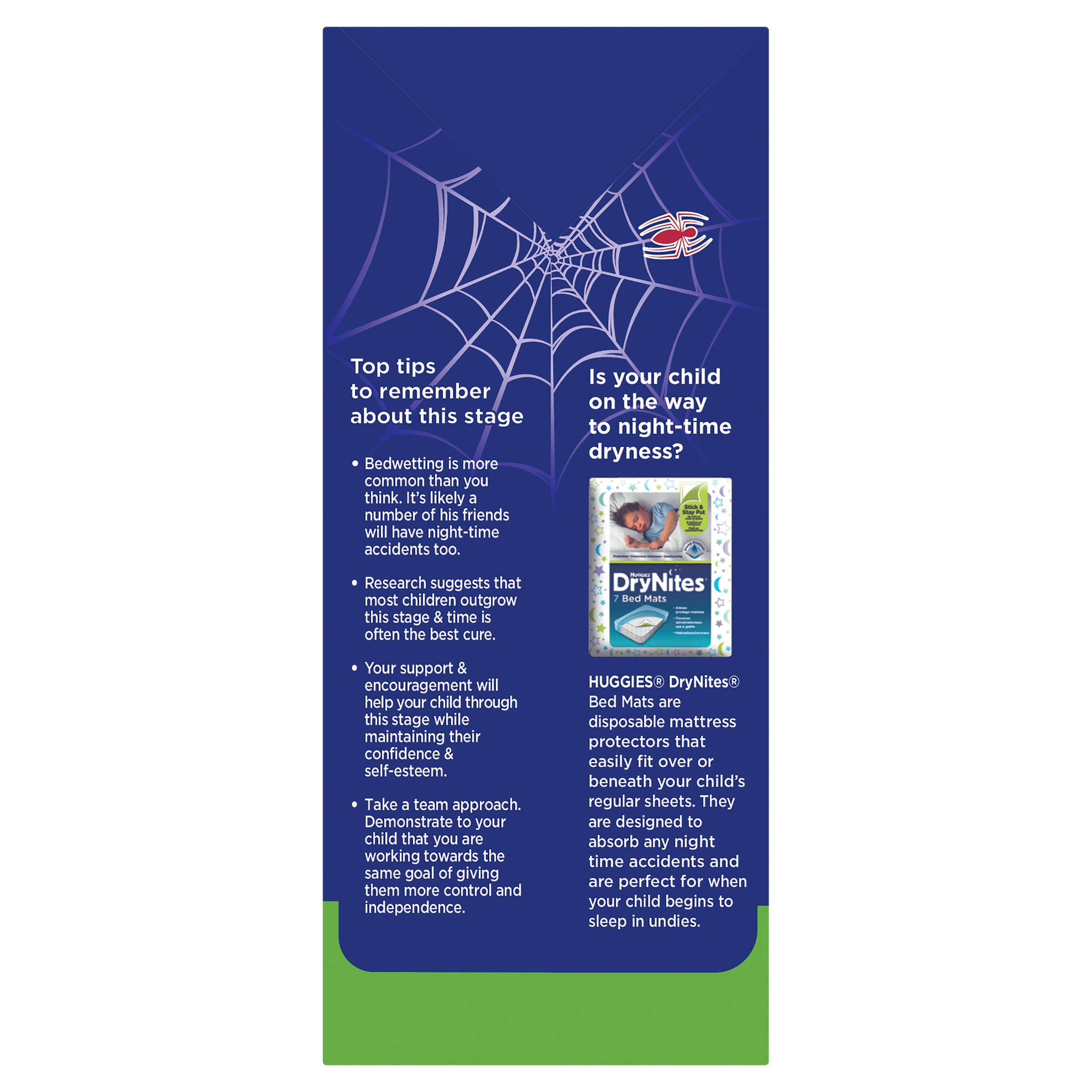 Huggies DryNites Size 4 Boy 4-7 Years 10 pack - Image 2
