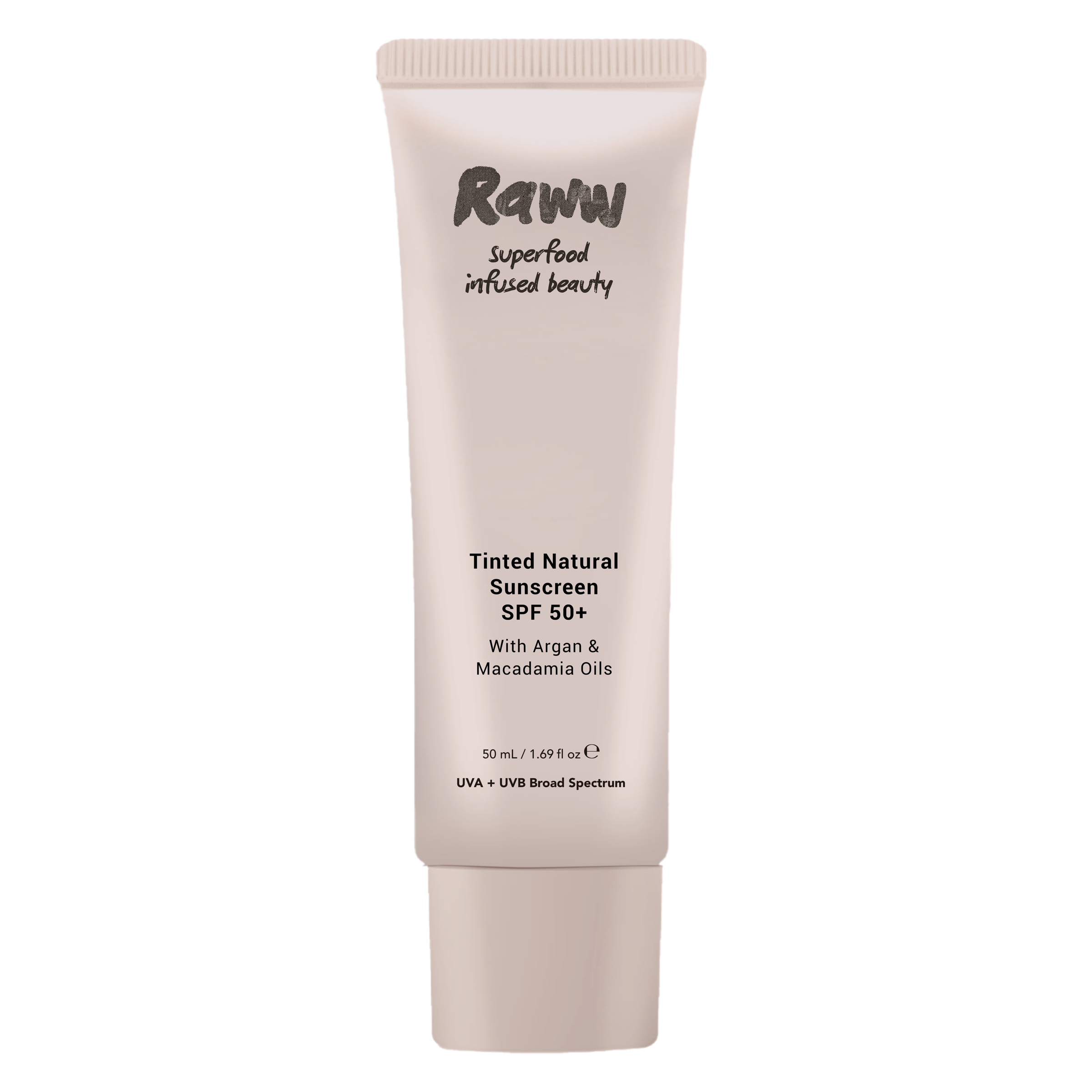 Raww Tinted Natural Sunscreen SPF50 - 50ml