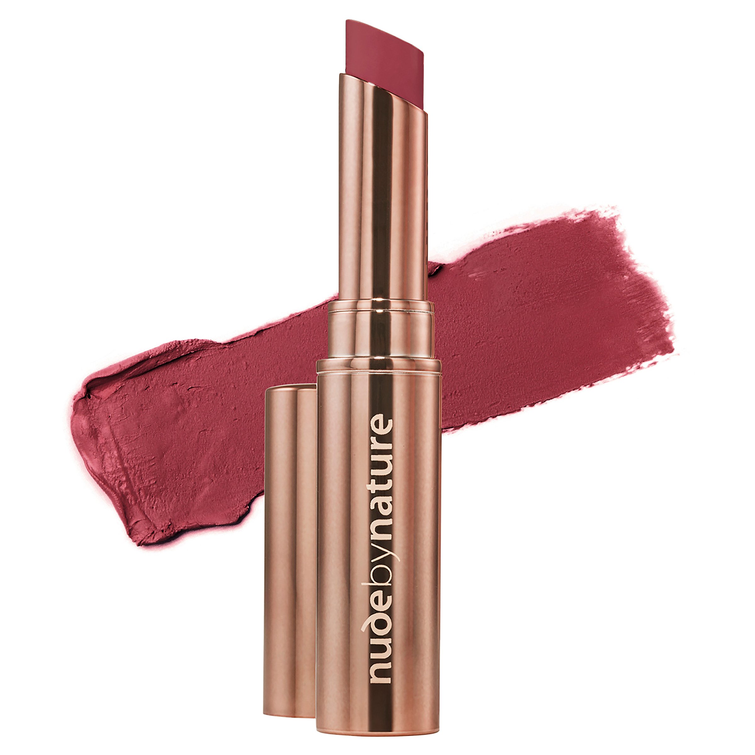 Nude By Nature Creamy Matte Lipstick 08 Cerise 1 each - Image 2
