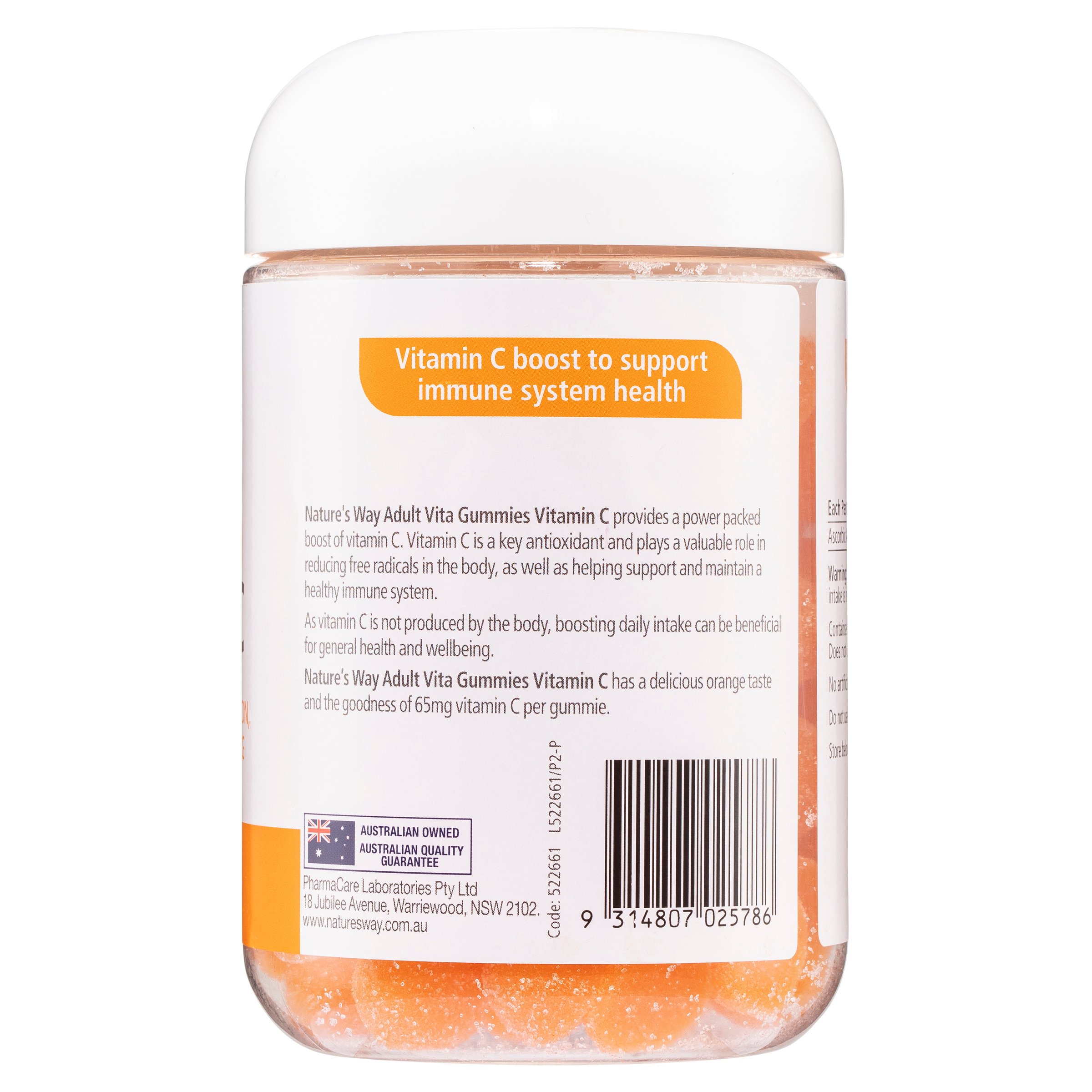 Nature's Way Adult Vita Gummies Vitamin C 120 pastilles - Image 3