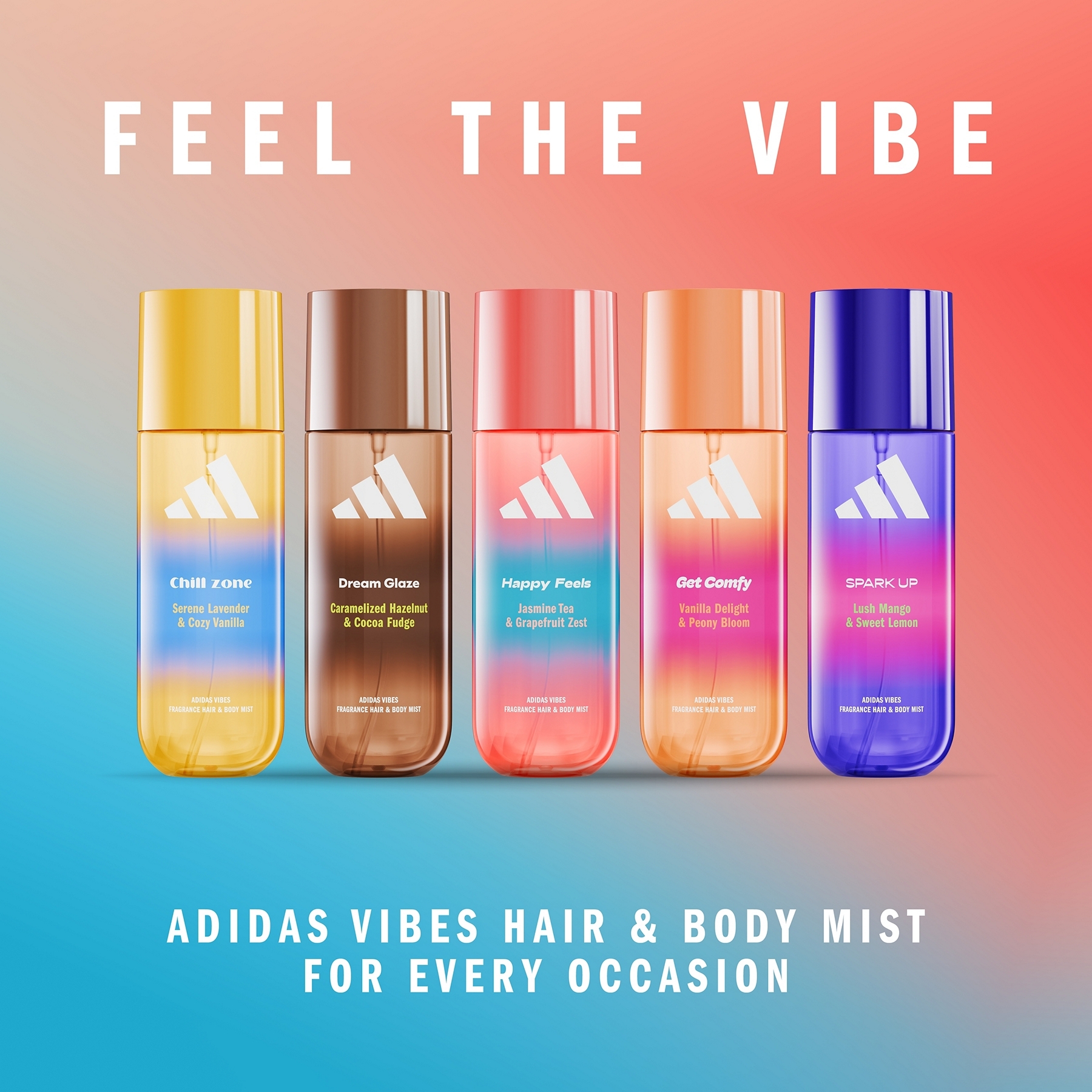 Adidas Vibes Dream Glaze Body Mist 150ml - Image 3