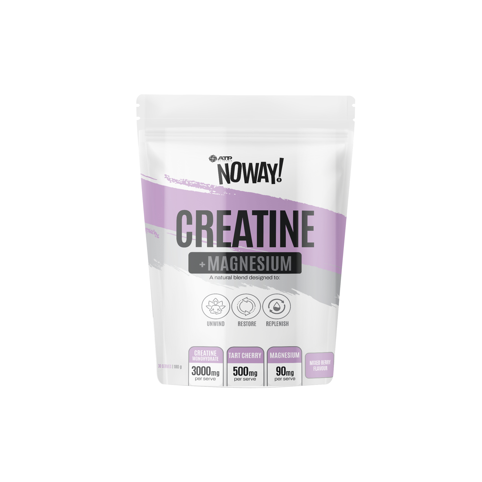 Noway Creatine & Magnesium Mixed Berry 180g