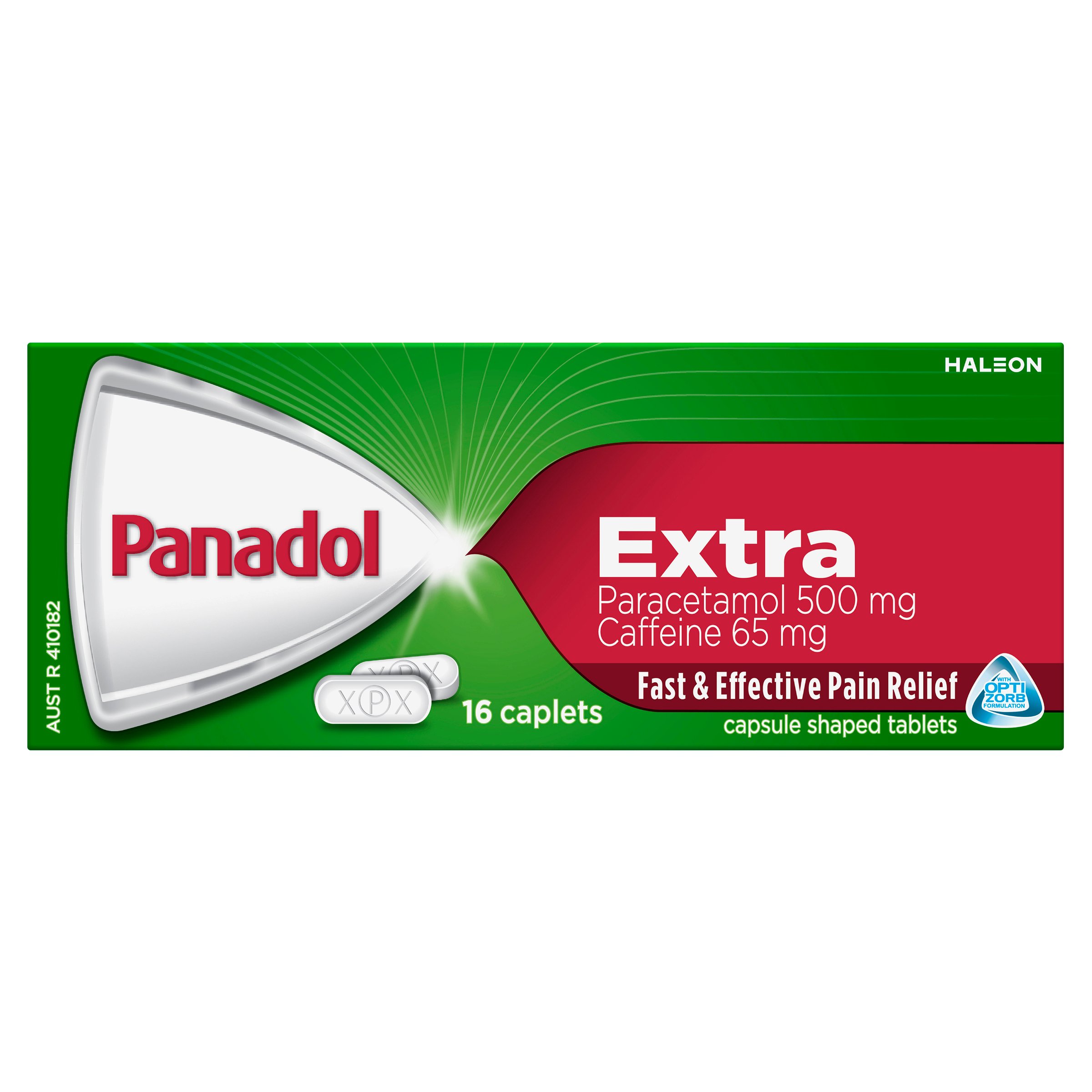Panadol Extra Optizorb 500/65mg 16 caplets - Image 1