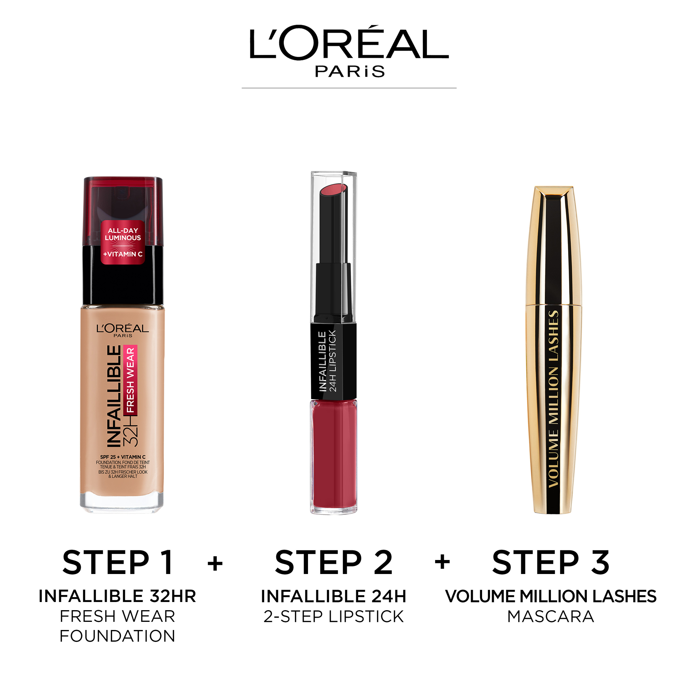L'Oreal Paris Infall 2 Step Lip 302 Rose Eternite 1 each - Image 7
