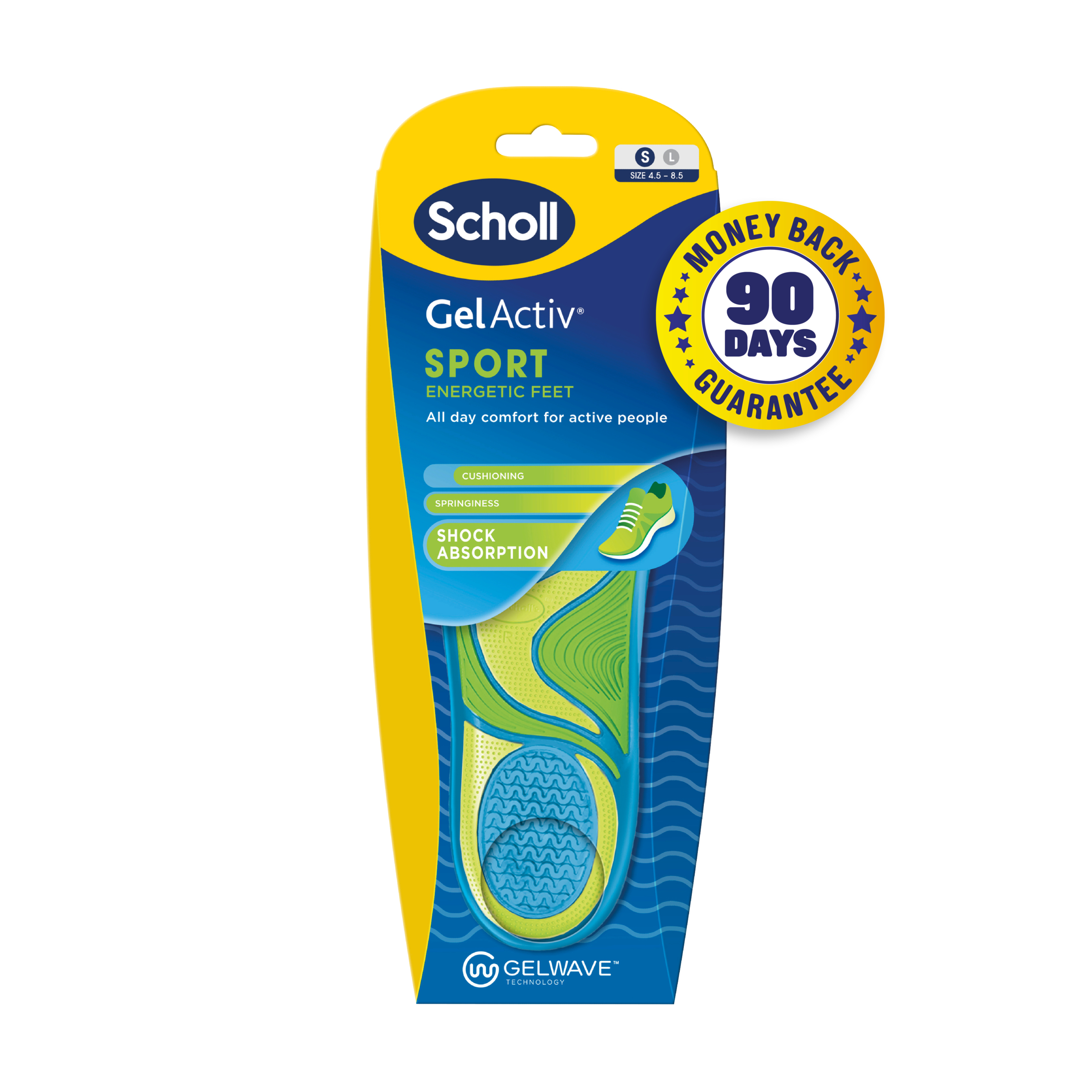 Scholl Gel Activ Insole Sport Small 1 each - Image 1