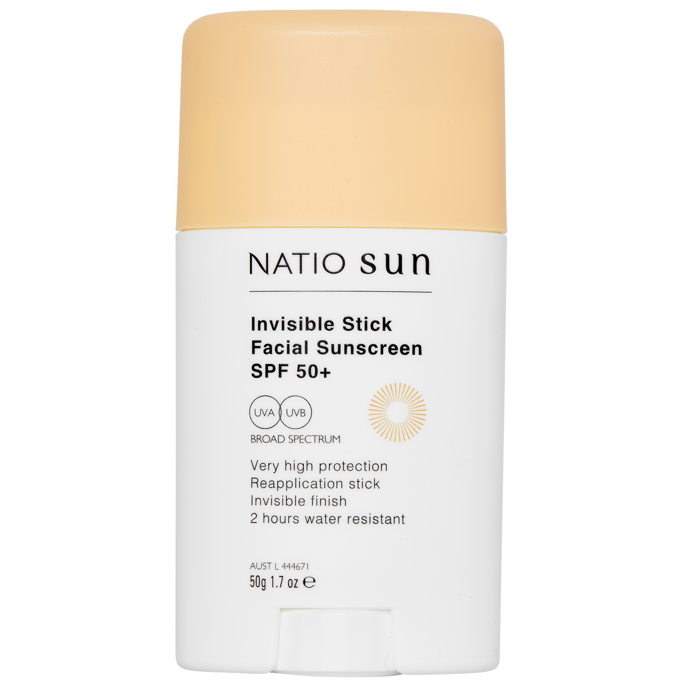 Natio Invisible Stick Facial Sunscreen SPF 50+ 50g - Image 1
