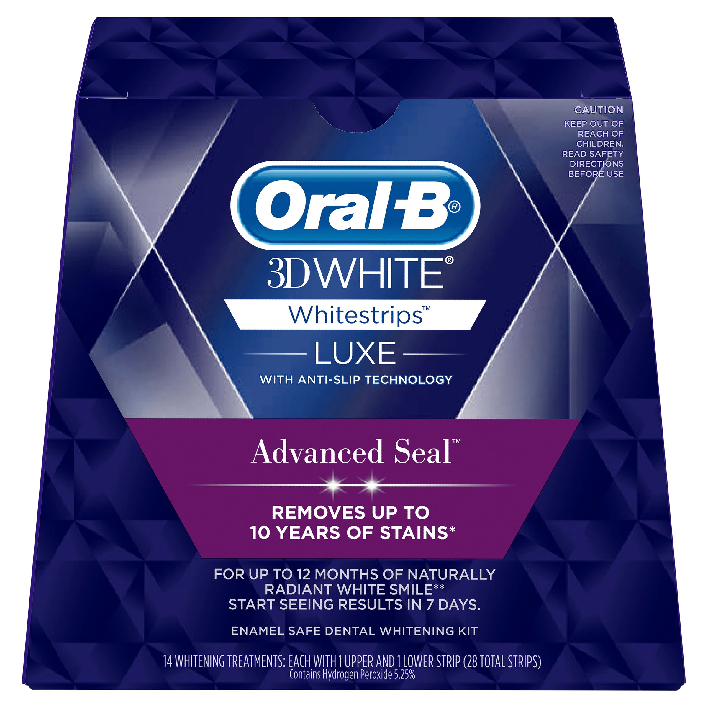 Oral-B 3D White Advance Seal Strips 14 pack - Image 1