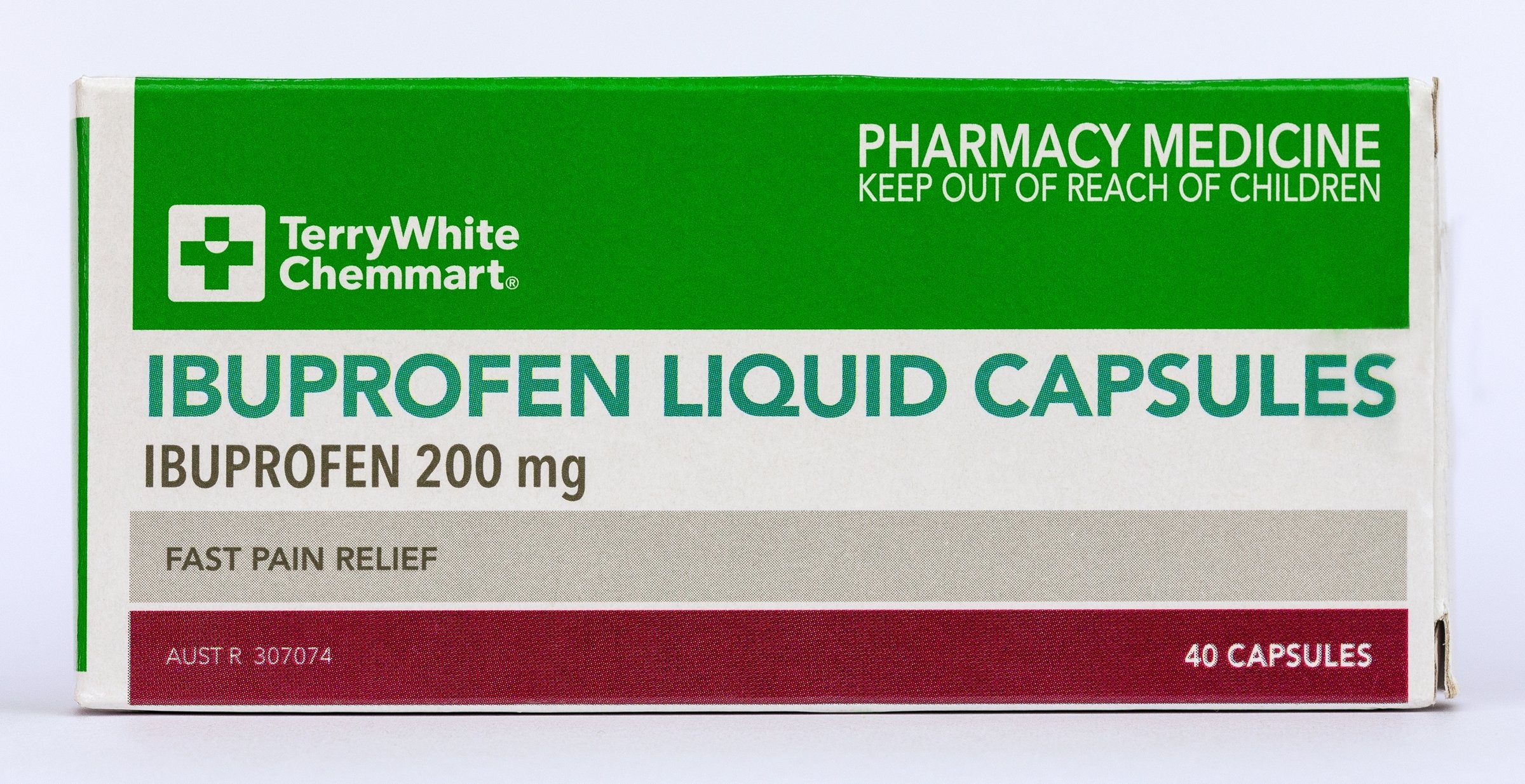 TerryWhite Chemmart Ibuprofen 200mg - 40 liquid capsules