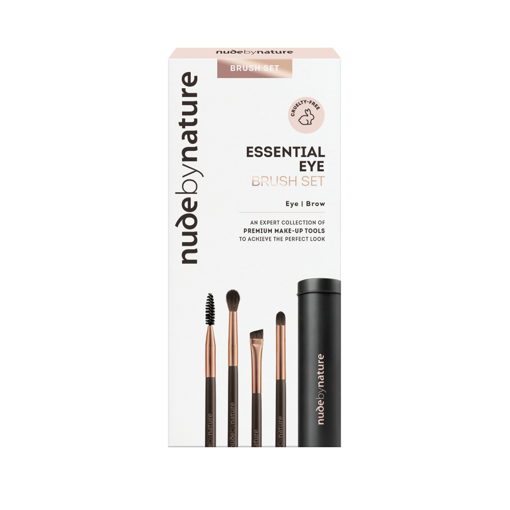 Nude By Nature Essential Eye Brush Set 5 piece - Image 1