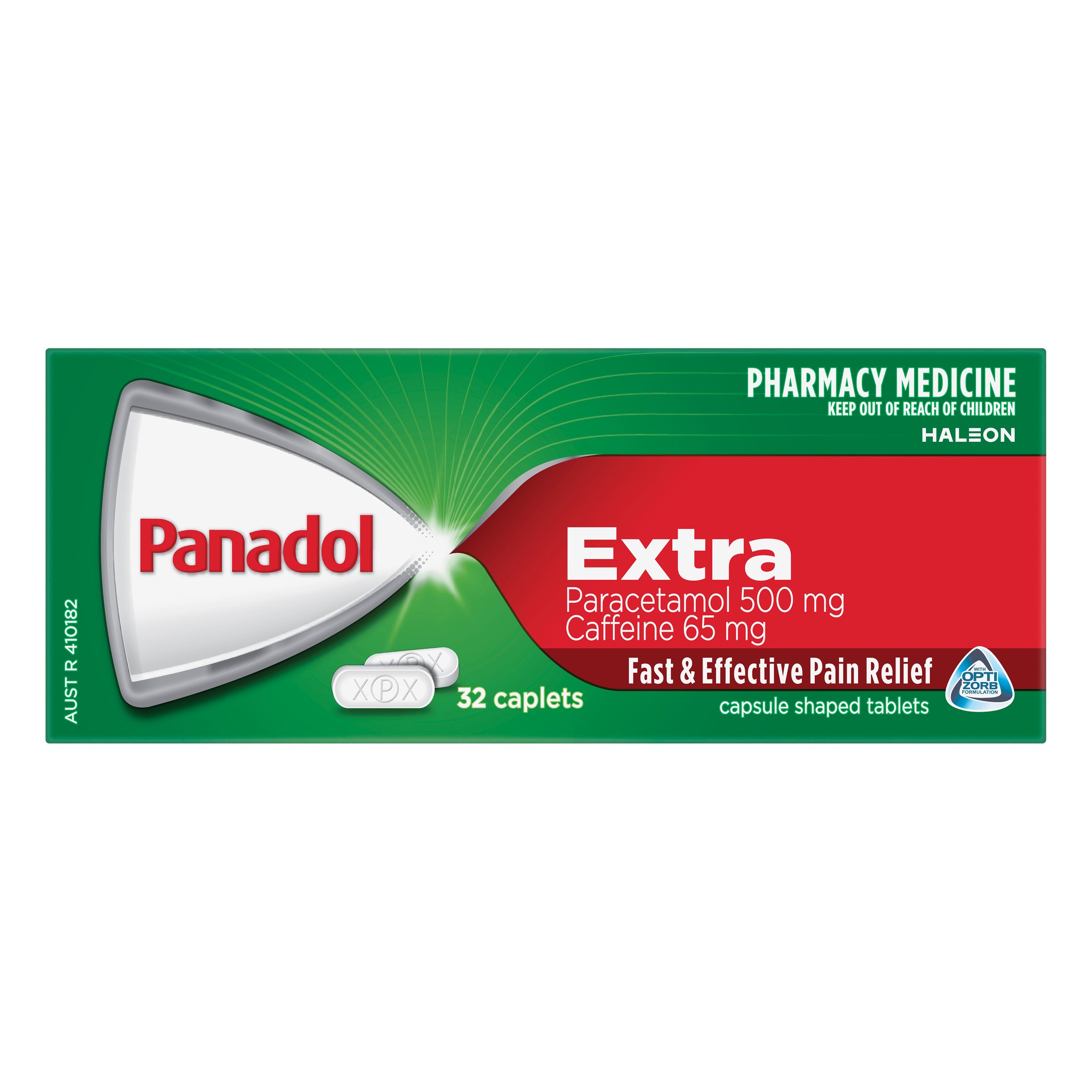 Panadol Extra Optizorb 500/65mg 32 caplets - Image 1