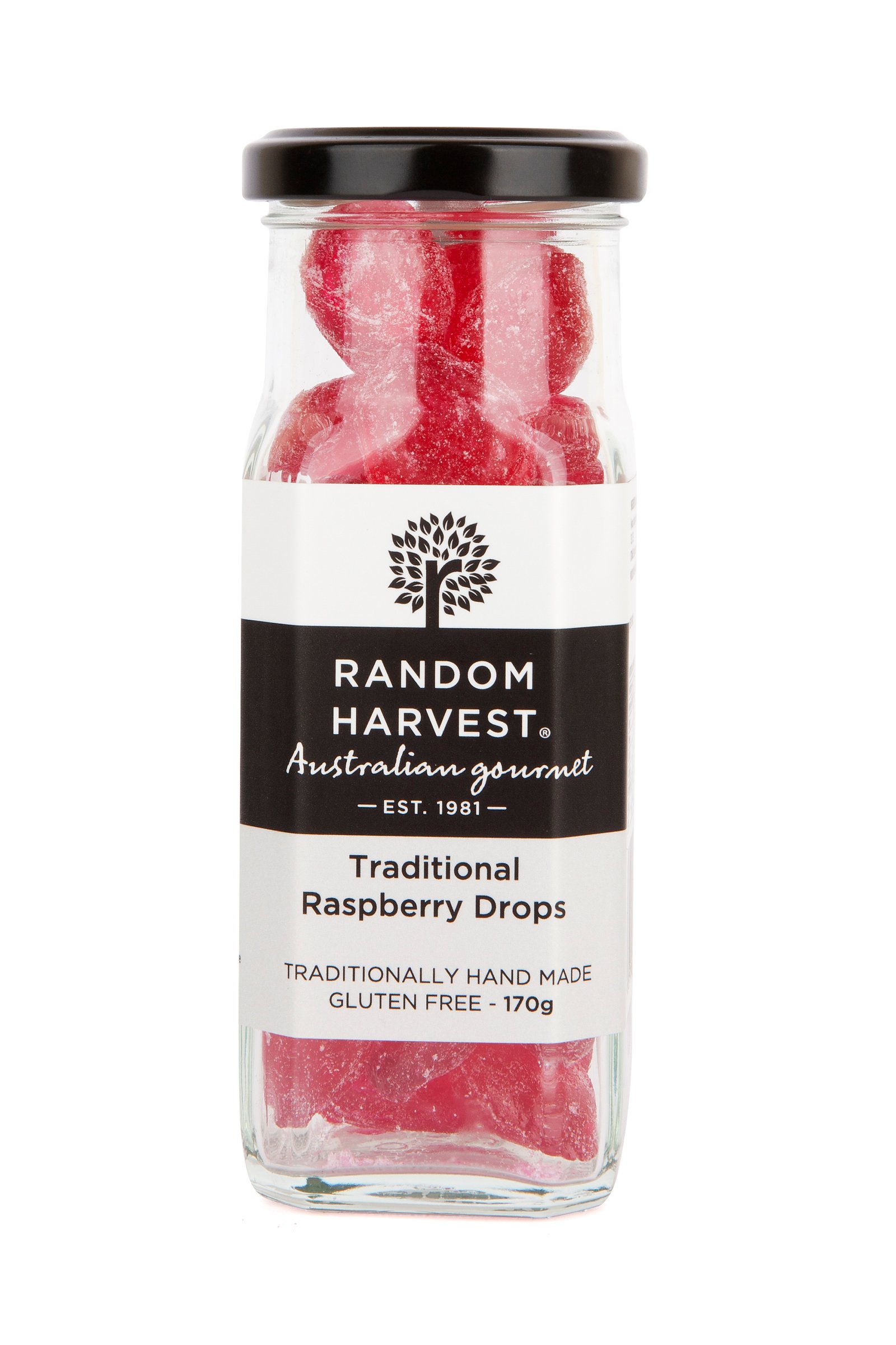 Random Harvest Traditional Raspberry Drops 170g