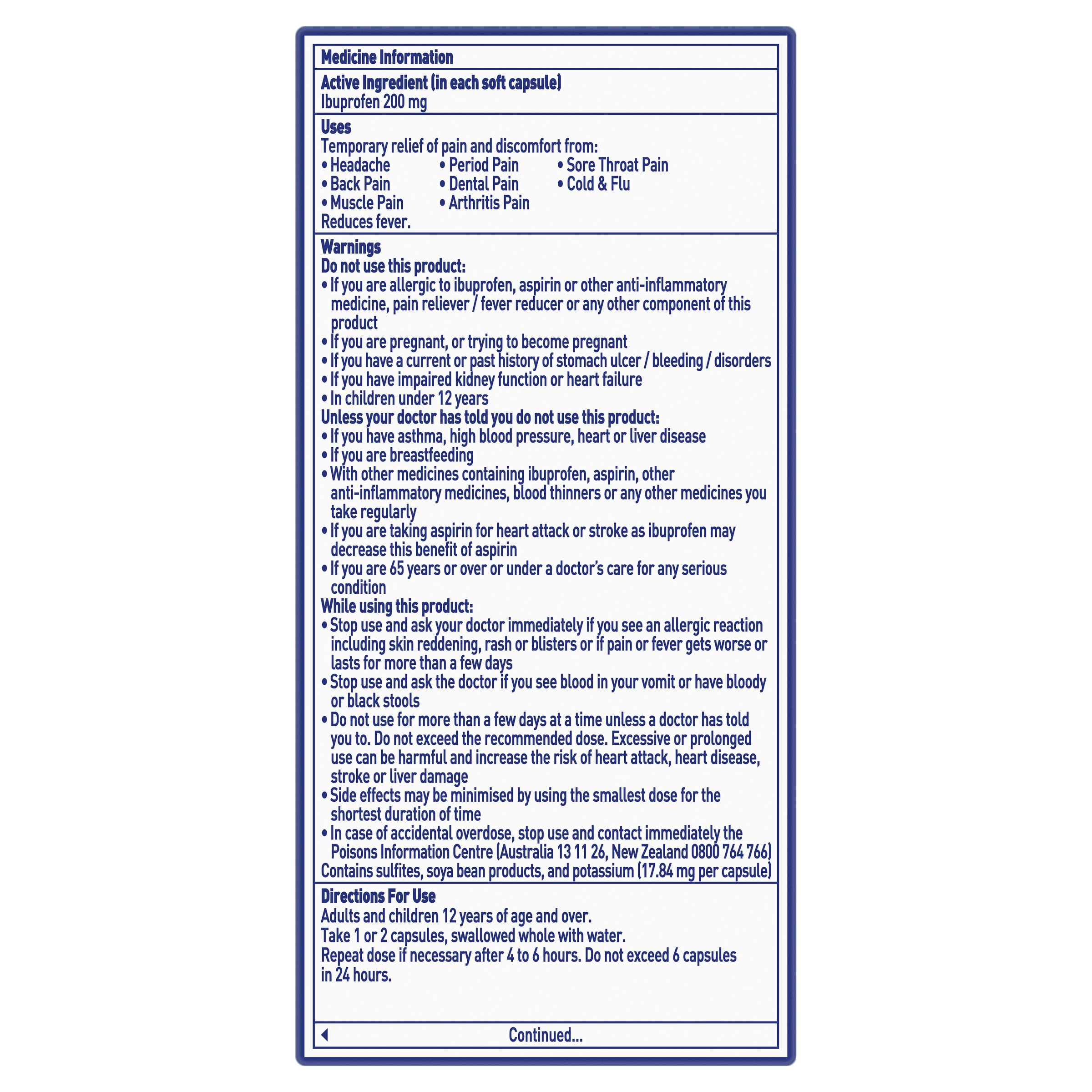 Advil 20 liquid capsules - Image 2