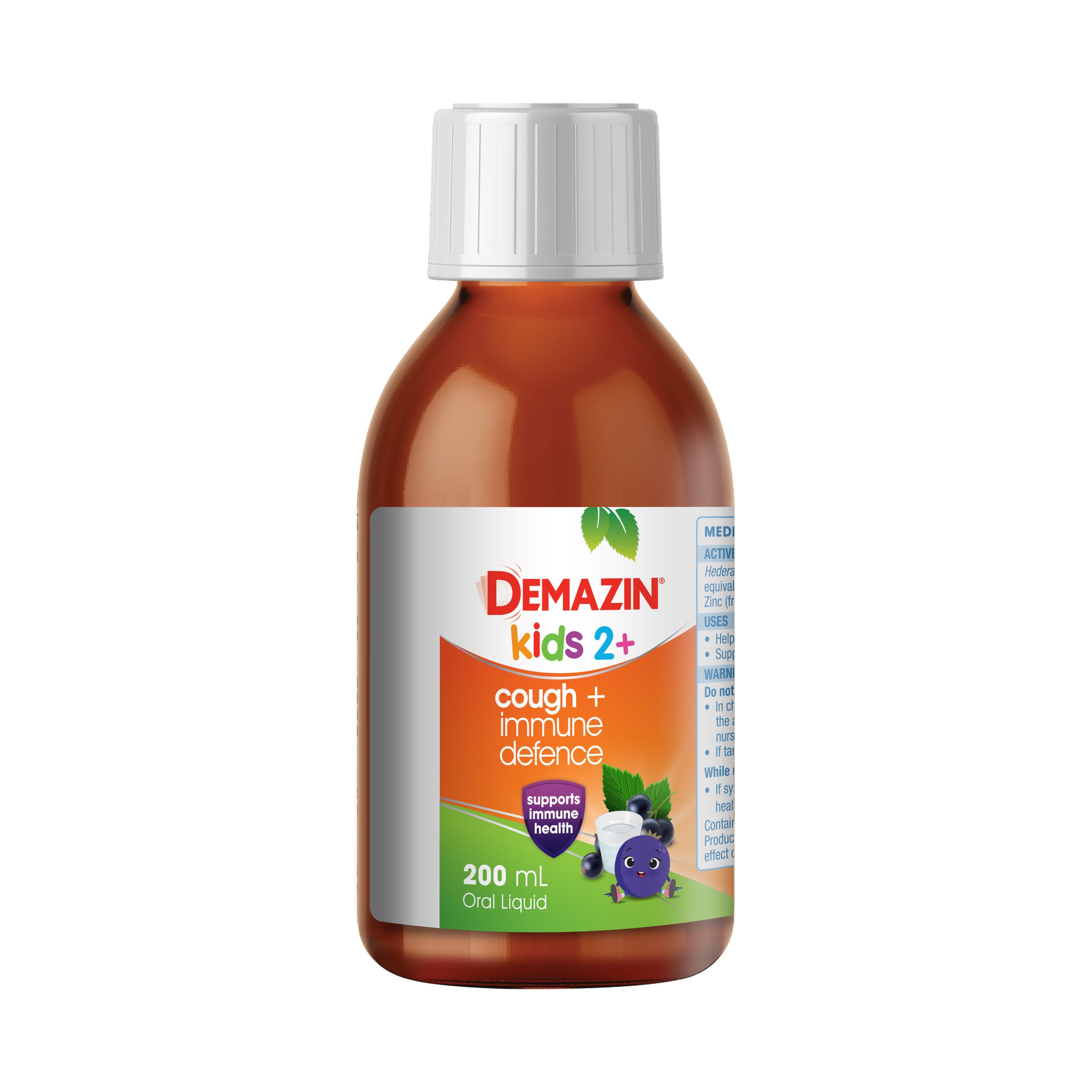 Demazin Kids Cough + Immune Defence Syrup 200ml - Image 5