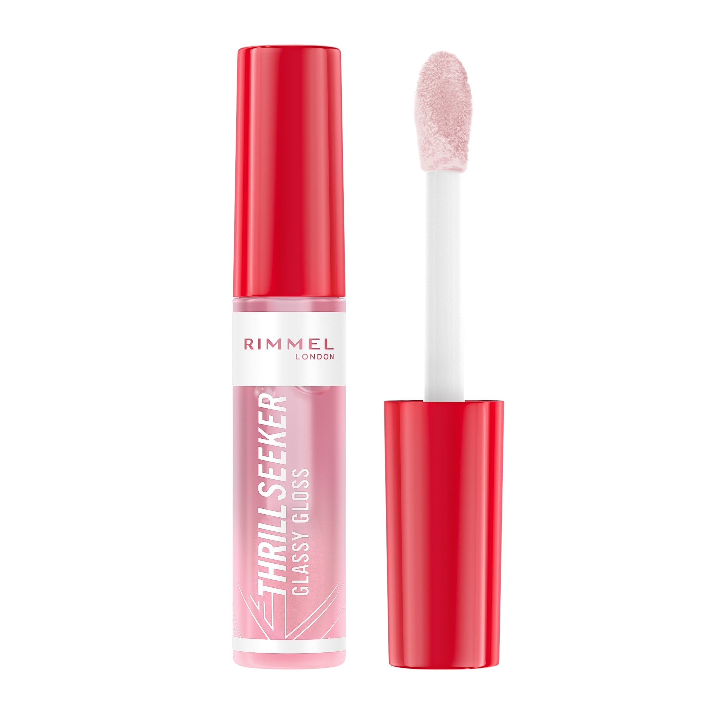 Rimmel Thrill Seeker Glassy Gloss 100 Coco Suga 10ml - Image 1